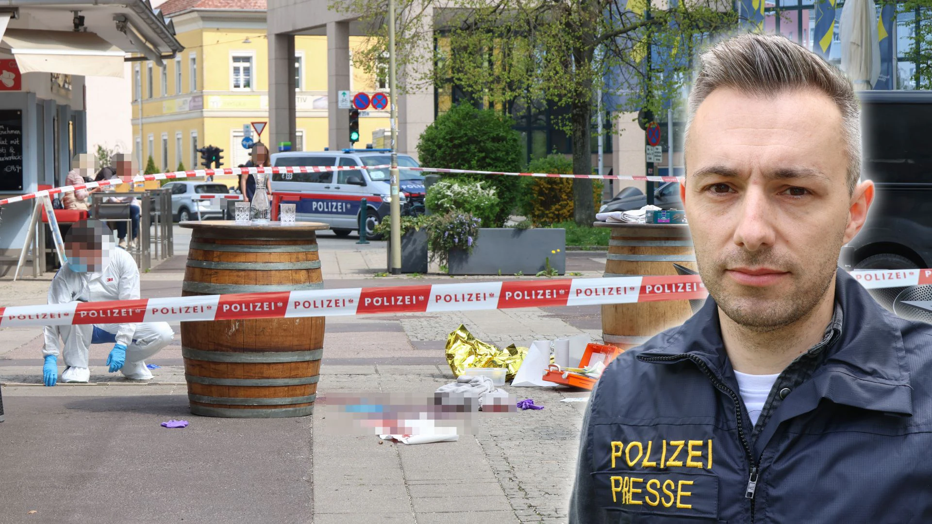 Polizeisprecher Michael Babl gibt am Tag nach der Axt-Attacke in Linz Entwarnung: Es bestehe keine generelle Gefahrenlage für die Bevölkerung.