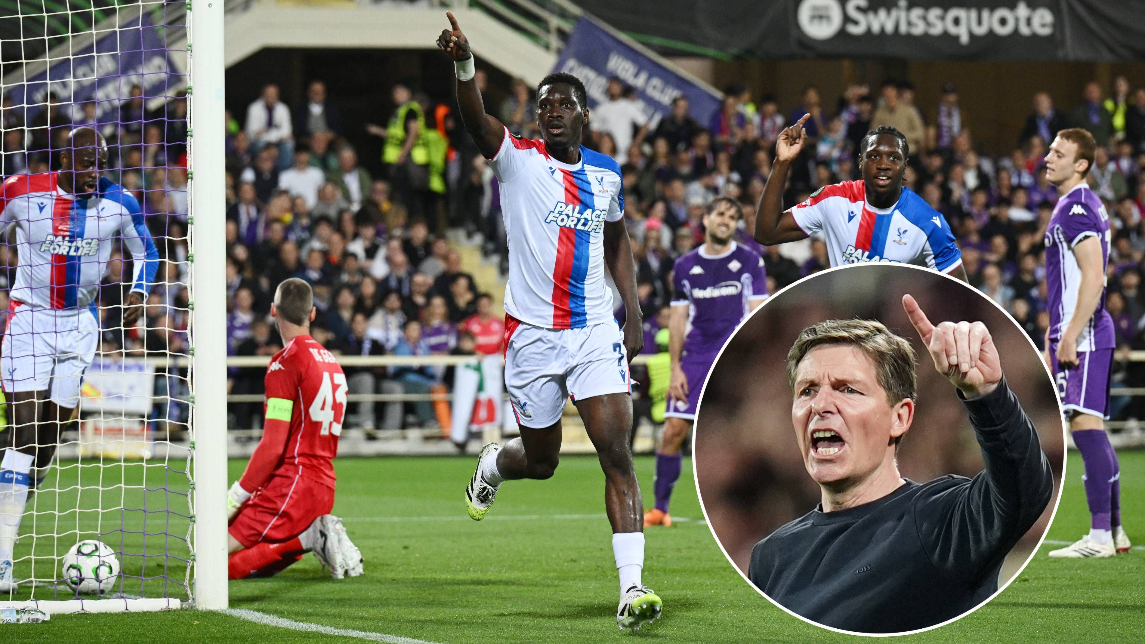 Oliver Glasner jubelt mit Crystal Palace