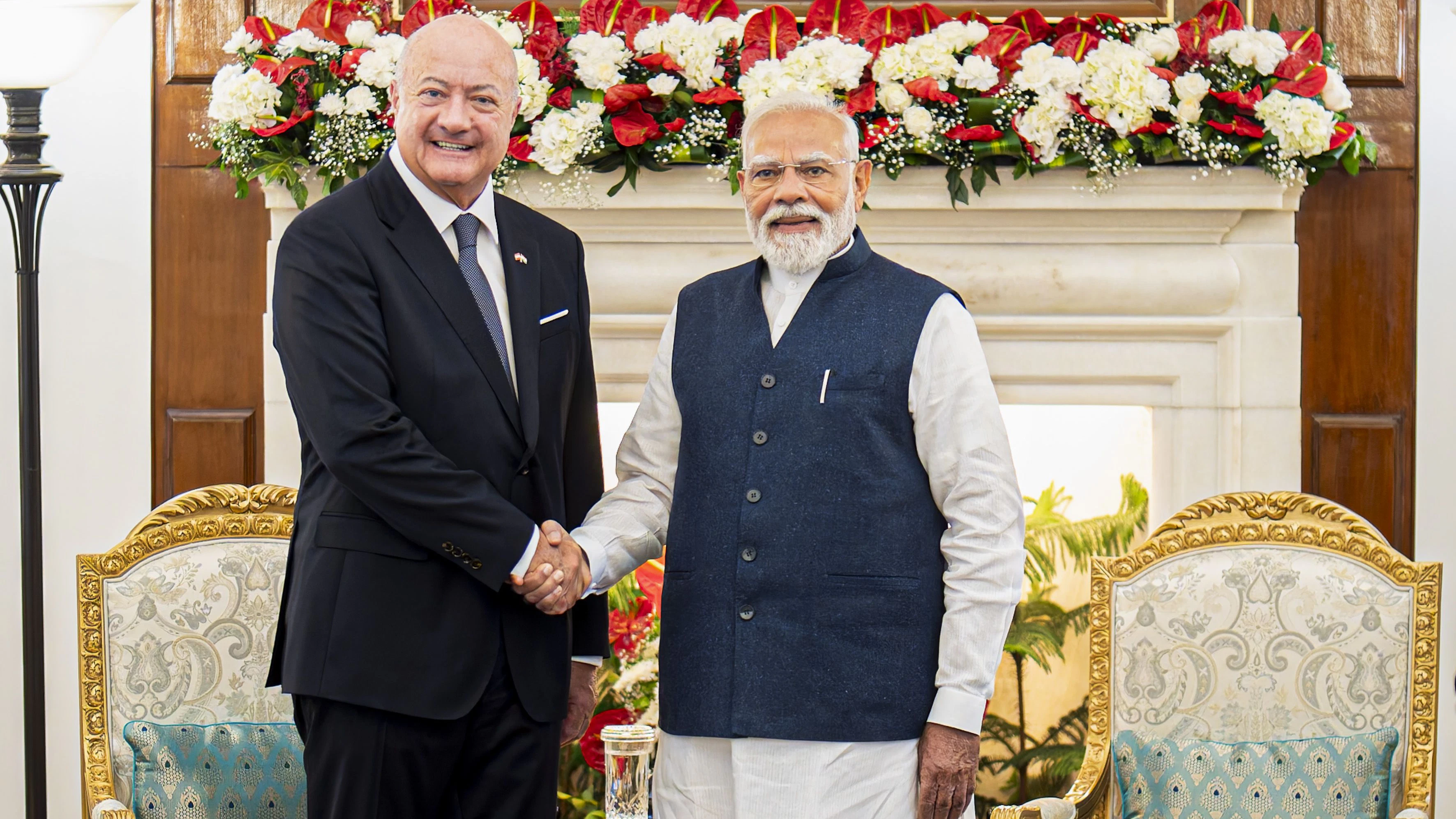 Stocker und Modi riefen zu einem "nachhaltigen Frieden" in der Ukraine und im Nahen Osten auf.