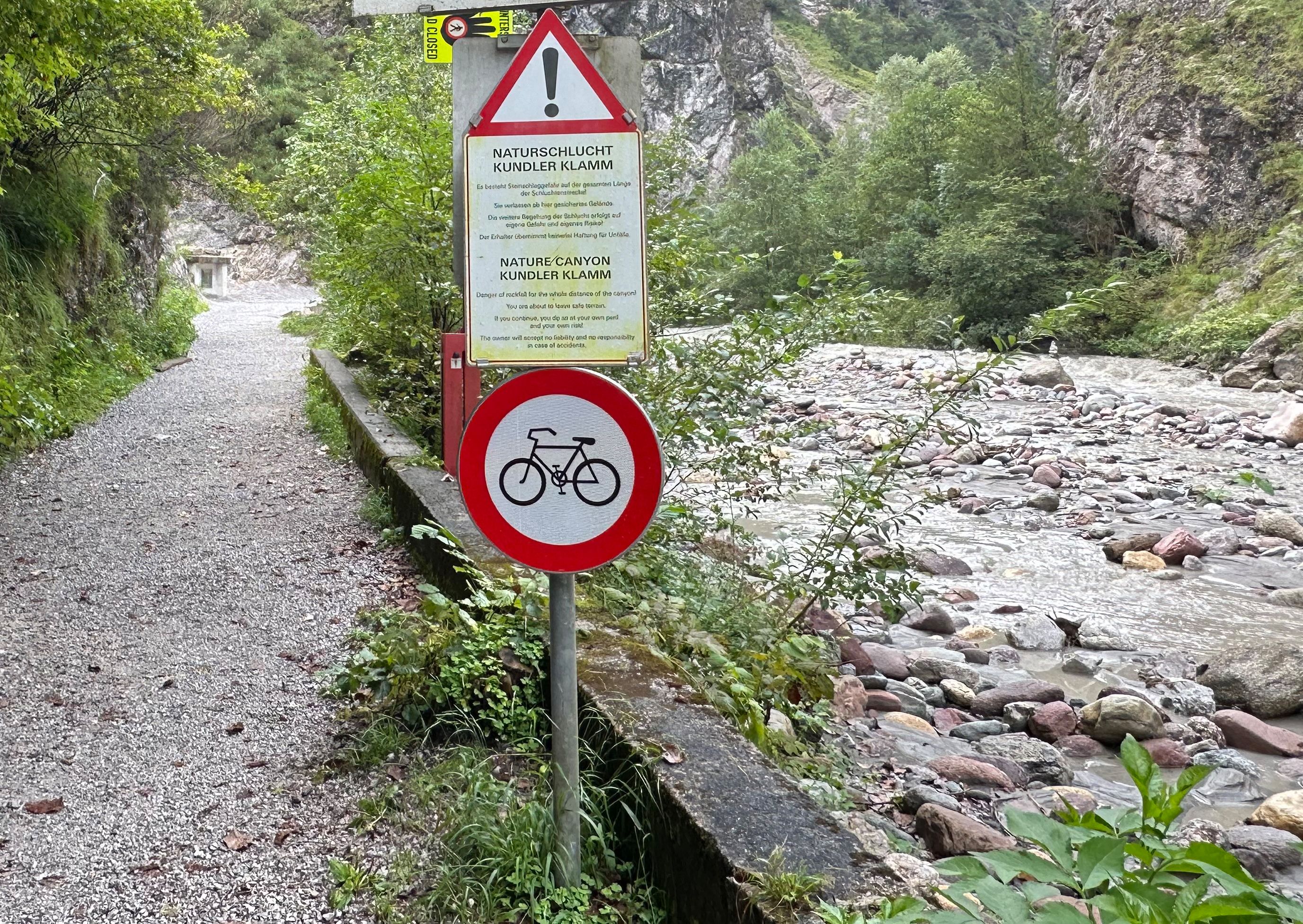 Der Vorfall ereignete sich in der Kundler Klamm.