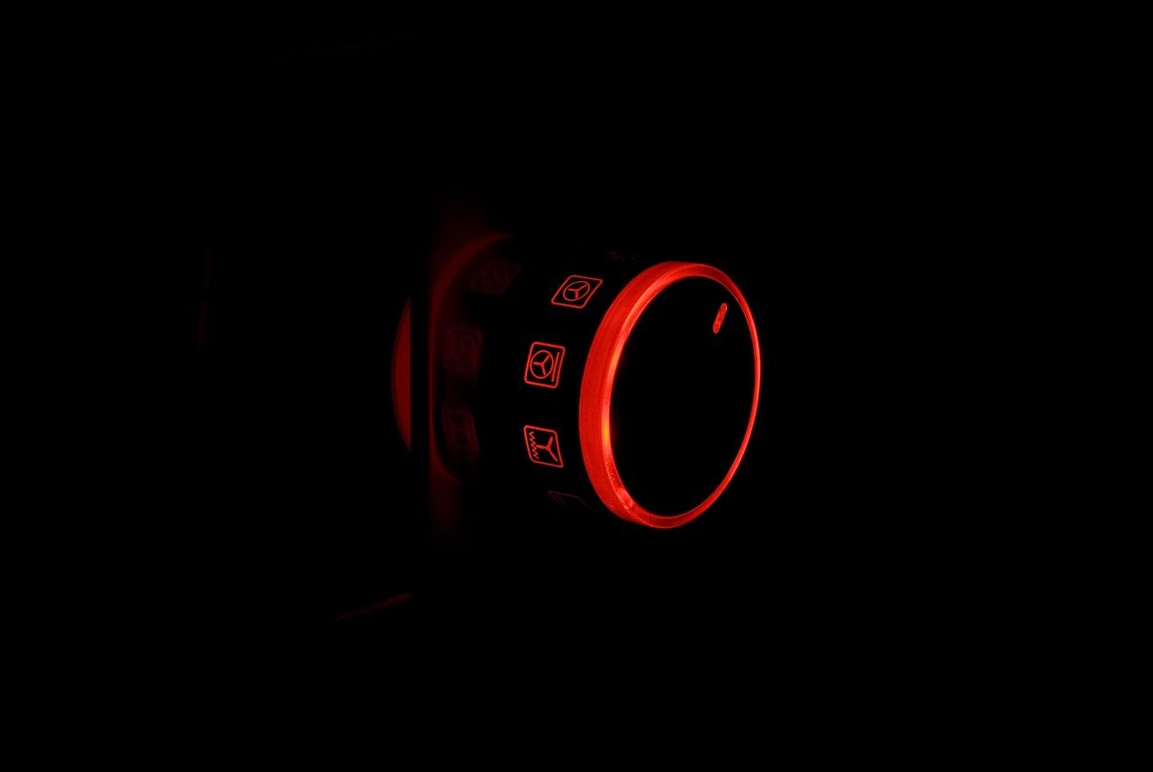 Backofenknöpfe mit Funktionssymbolen