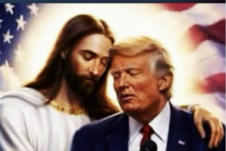 Dieses Bild postete der US-Präsident auf seiner Plattform.