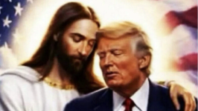 Dieses Bild postete der US-Präsident auf seiner Plattform.