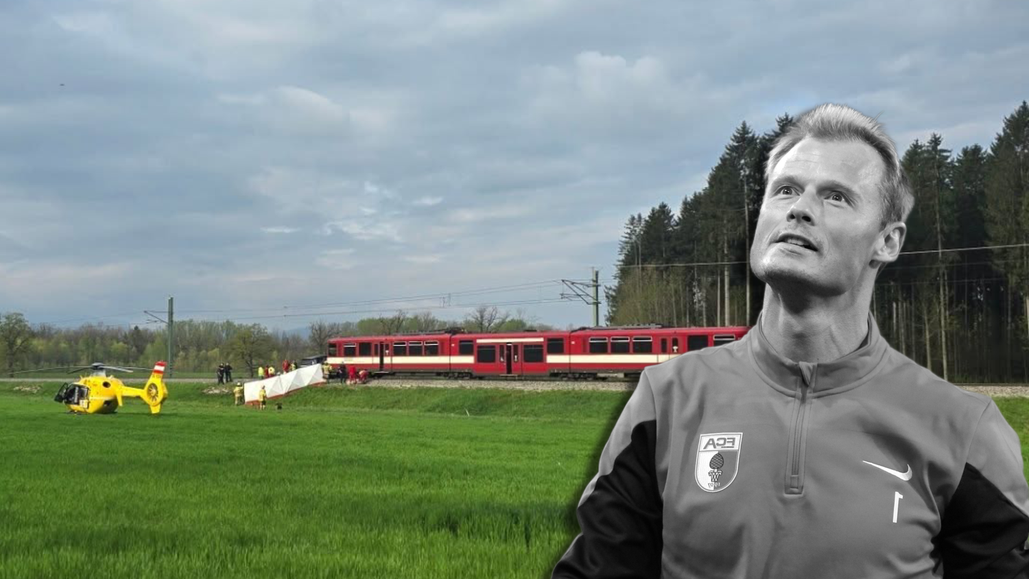 Alexander Manninger, hier in seiner Zeit beim FC Augsburg, starb bei einem Unfall mit der Salzburger Lokalbahn.