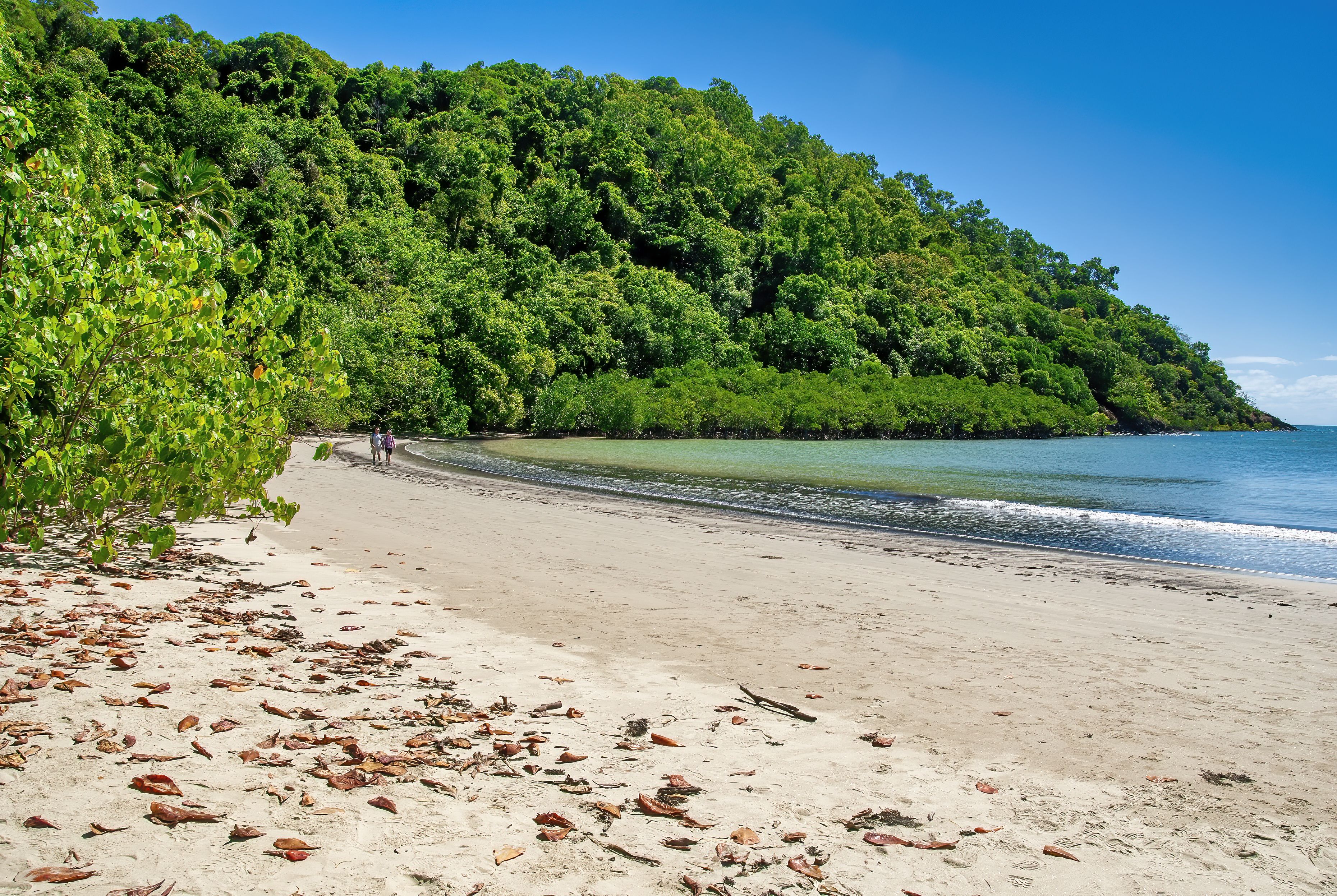 Der Strand am 