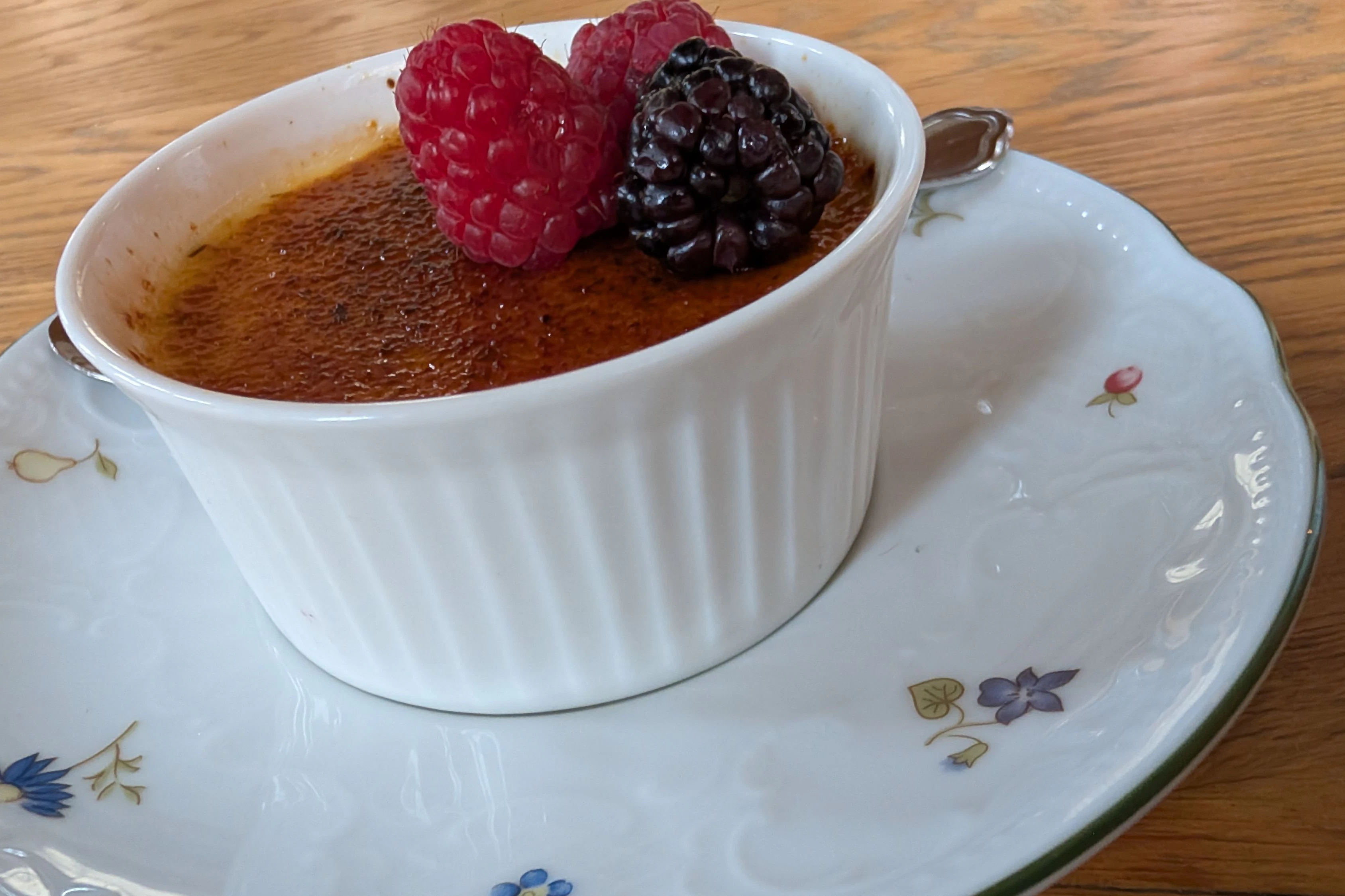 Wenn die Creme brûlée im richtigen Moment zum Einsatz  kommt