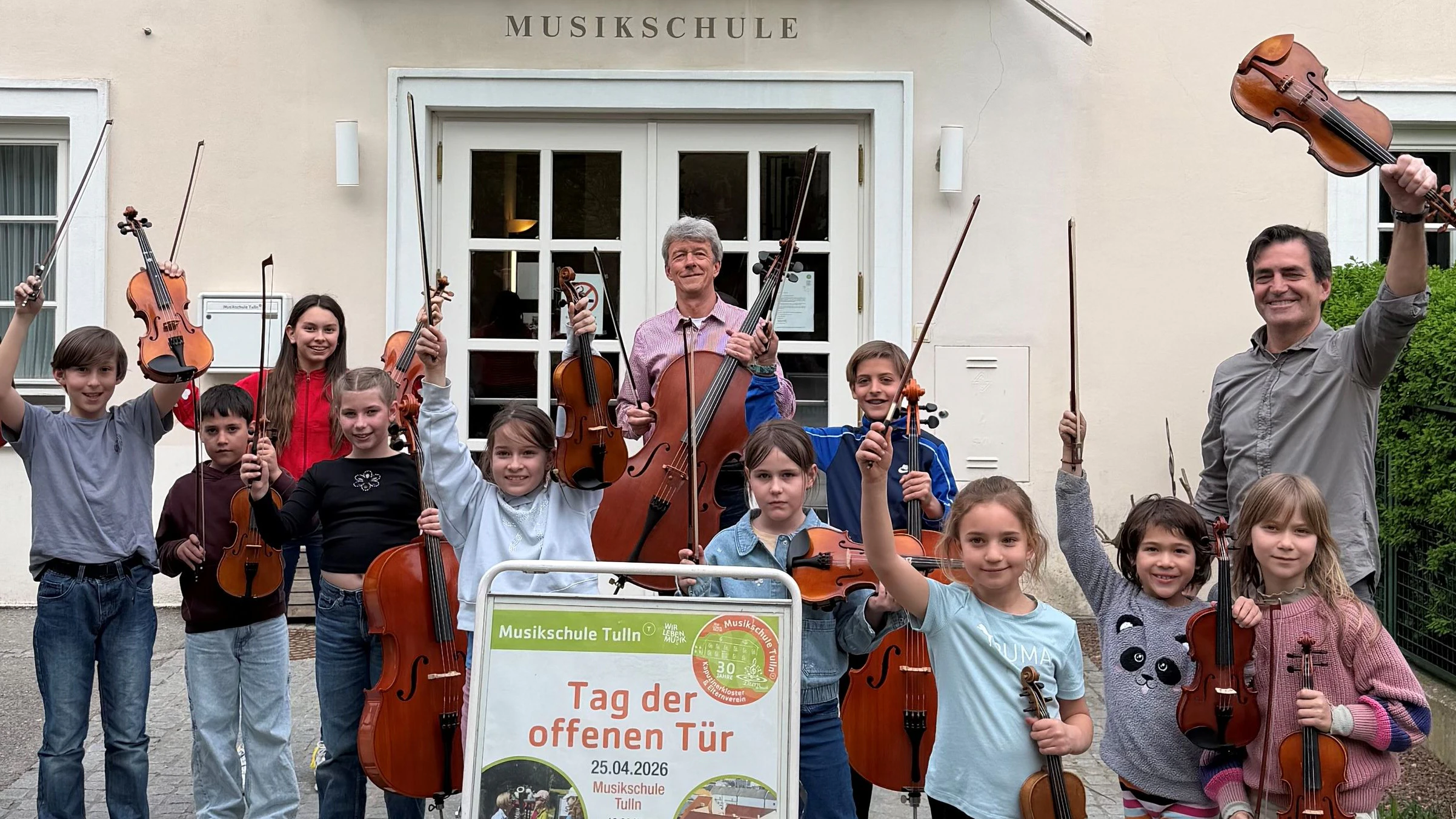 Die Musikschule Tulln lädt zu einem Tag der offenen Tür am 25. April.
