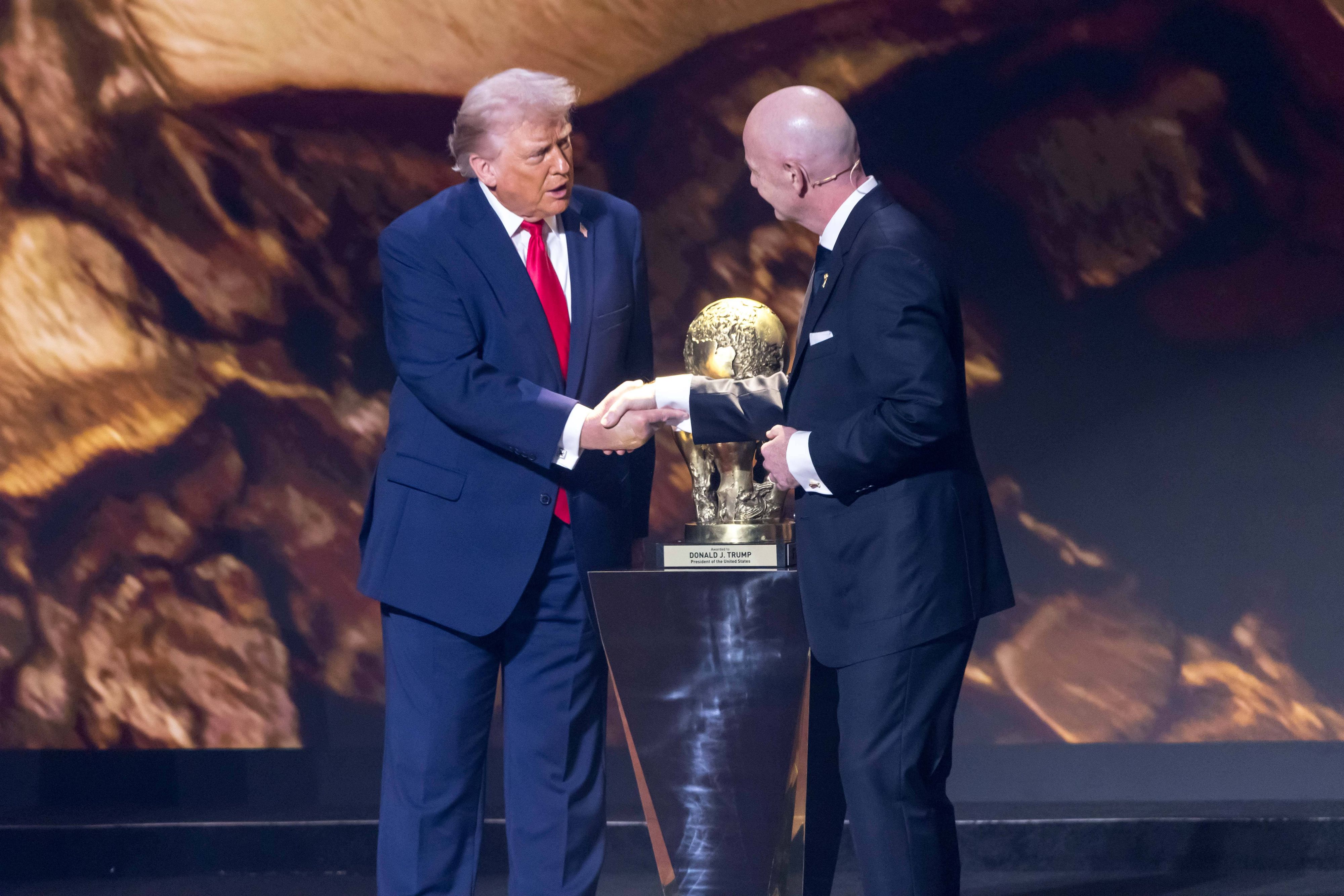 US-Präsident Donald Trump und FIFA-Boss Gianni Infantino. 