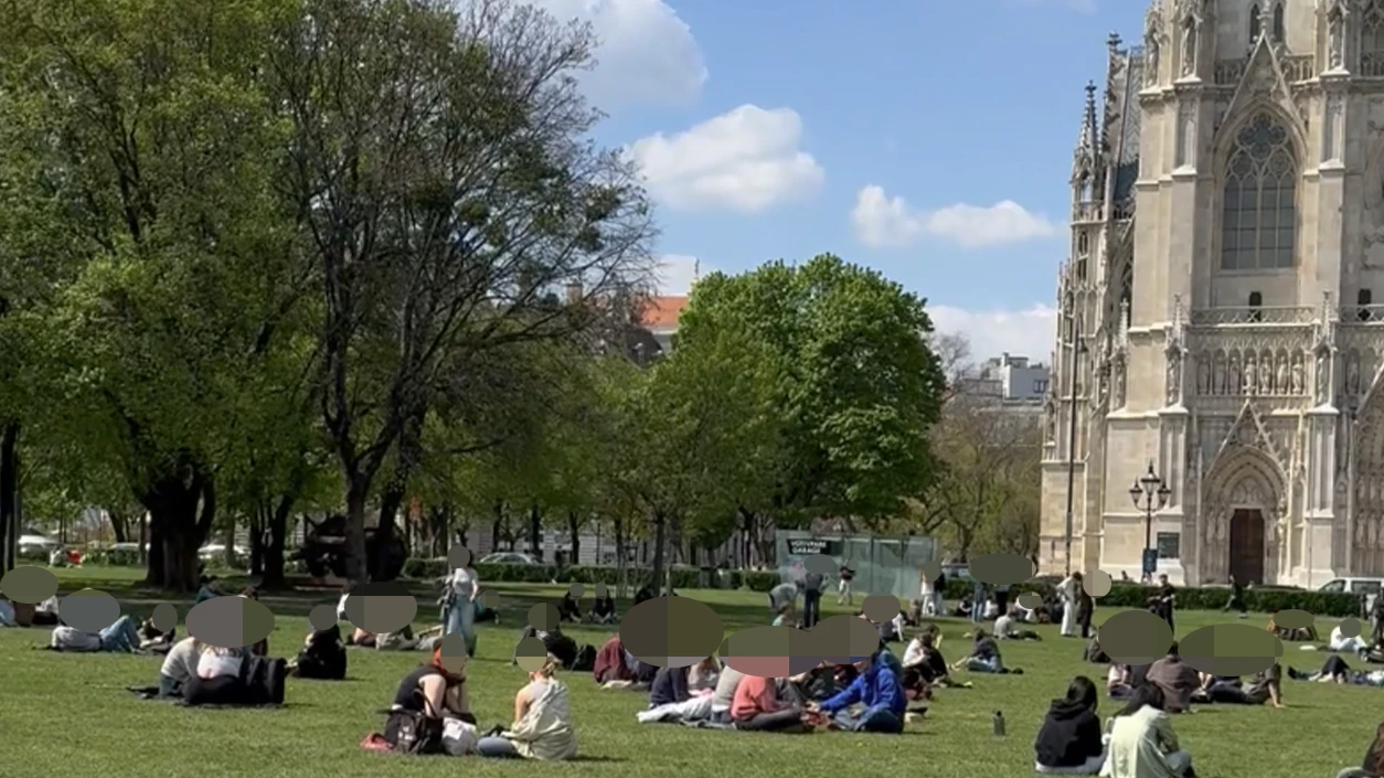 Am Freitag zog es die Wiener in den Votivpark.