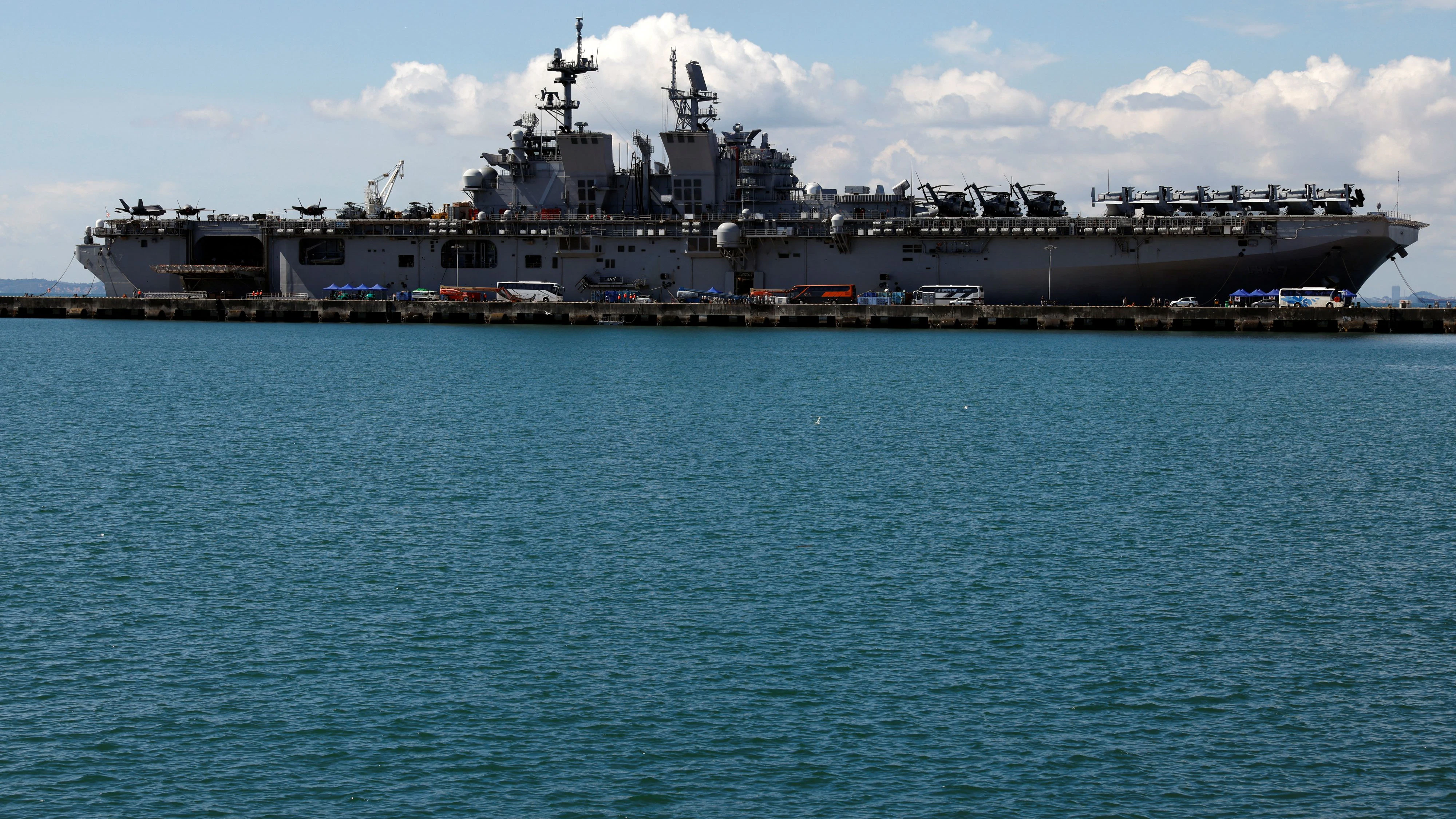 Auch auf der "USS Tripoli" soll die Lage angespannt sein. (Symbolbild)