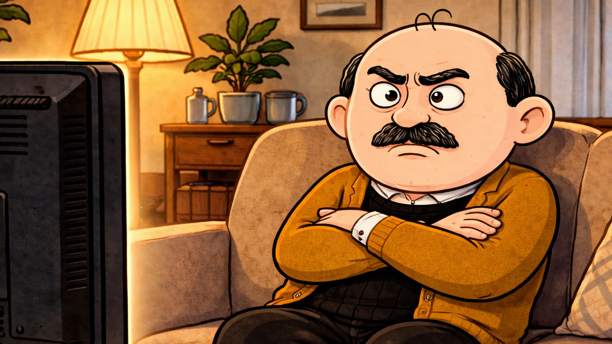 Herlicek ärgert sich über die Zustände im ORF. Zur Beruhigung gibts für ihn eine Mehlspeise.