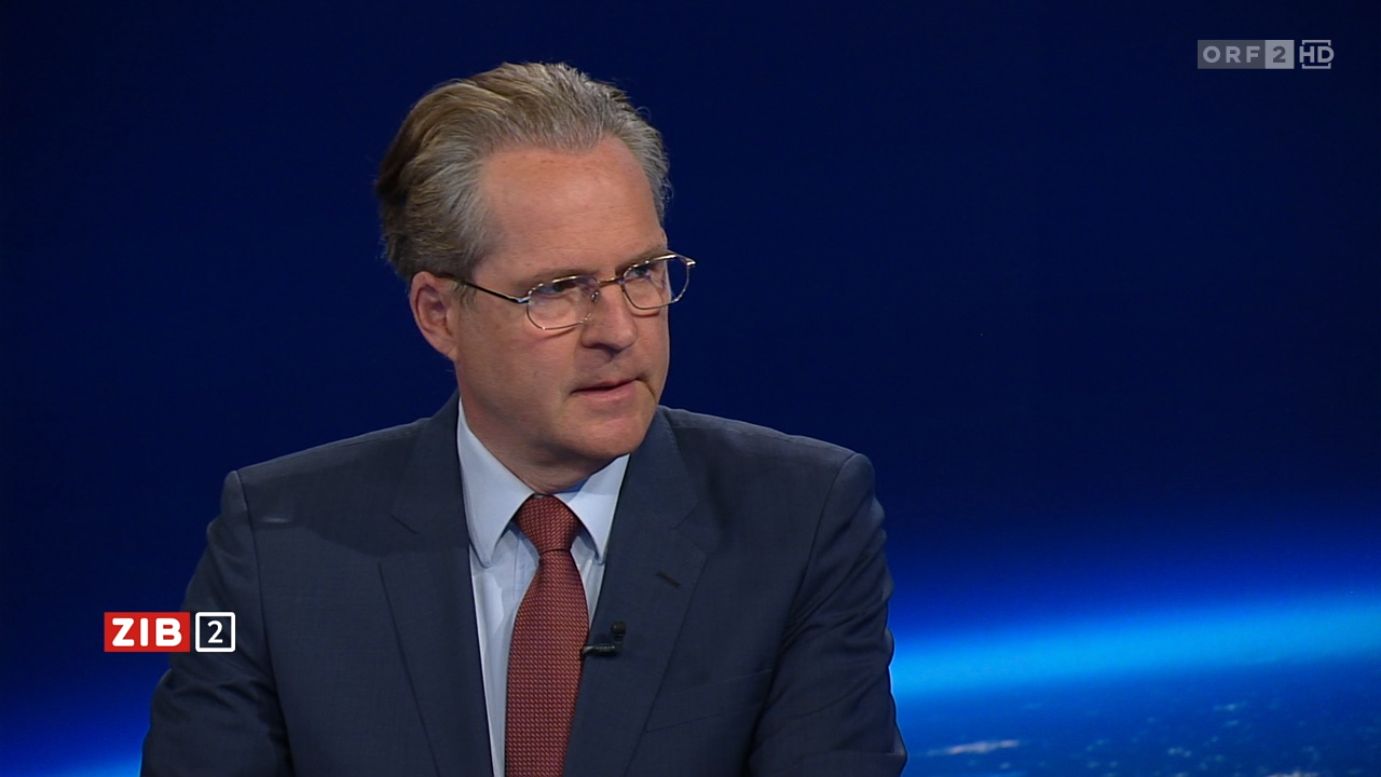 Energiemarkt-Experte Johannes Benigni in der ZIB2 am 17. April 2026