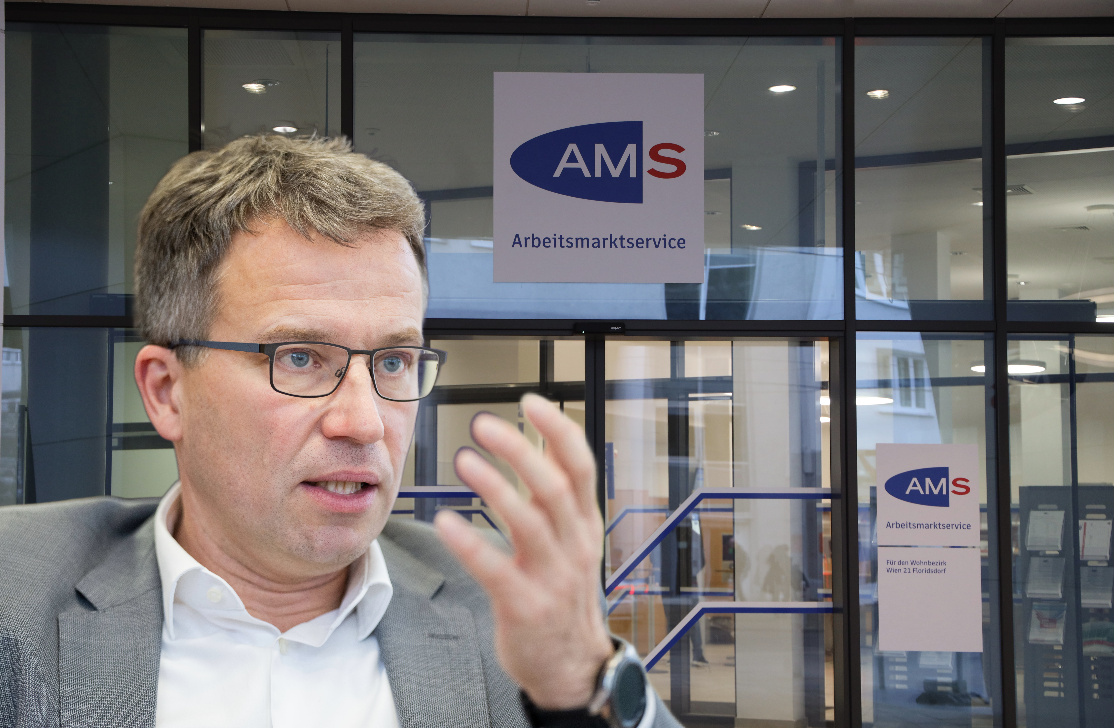 AMS-Chef Johannes Kopf warnt vor einer Rezession.