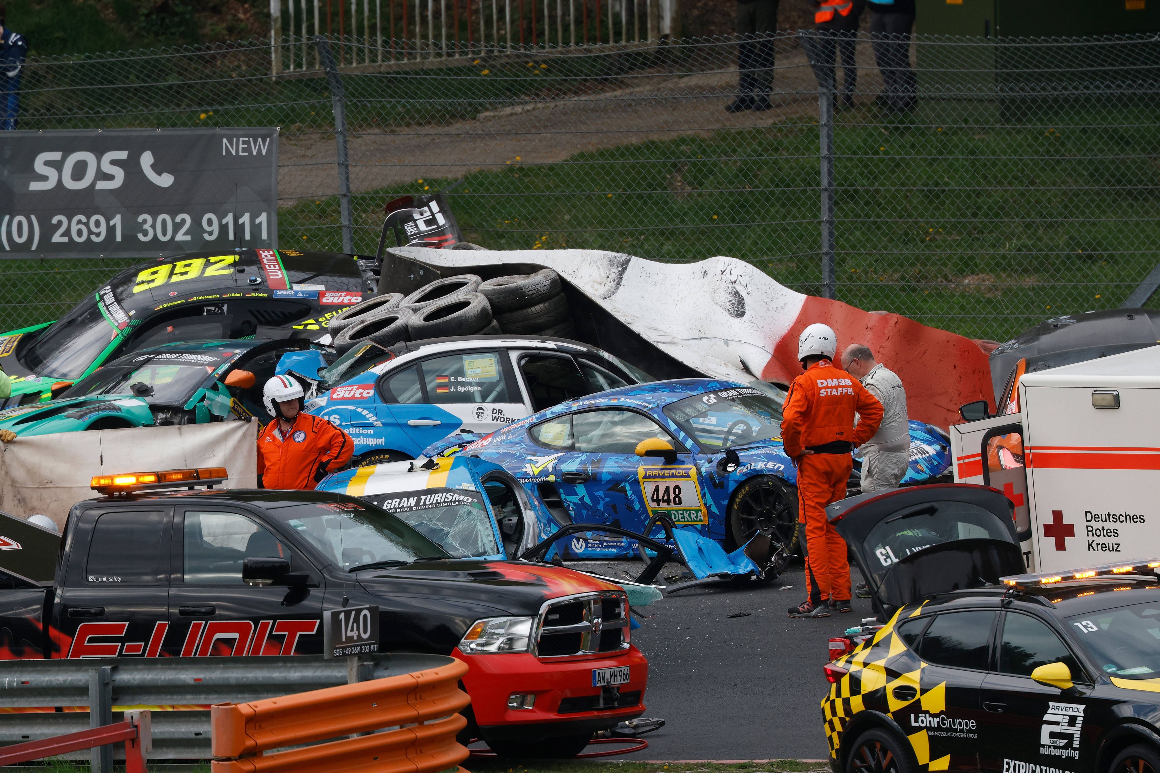 Ein schwerer Unfall überschattete das Rennen.