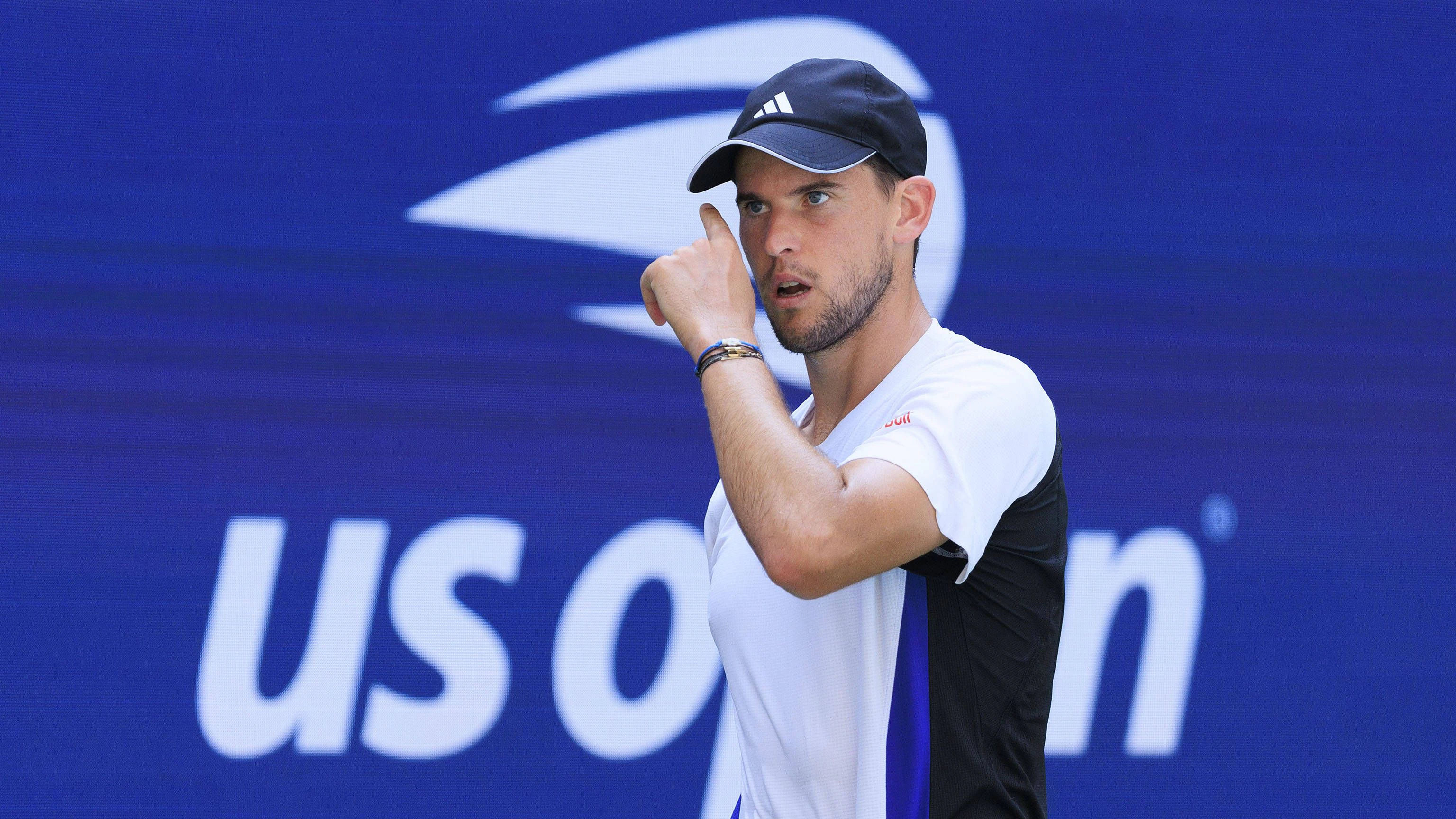August 25, 2024, Flushing Meadows, New York, USA: Dominic Thiem during Day 1 of his match against Ben Shelton in the 2024 US Open held at the USTA Billie Jean King National Tennis Center on MondayAugust 26, 2024 in the Flushing neighborhood of the Queens borough of New York City. JAVIER ROJAS/PI Flushing Meadows USA - ZUMAp124 20240825_zaa_p124_038 Copyright: xJavierxRojasx