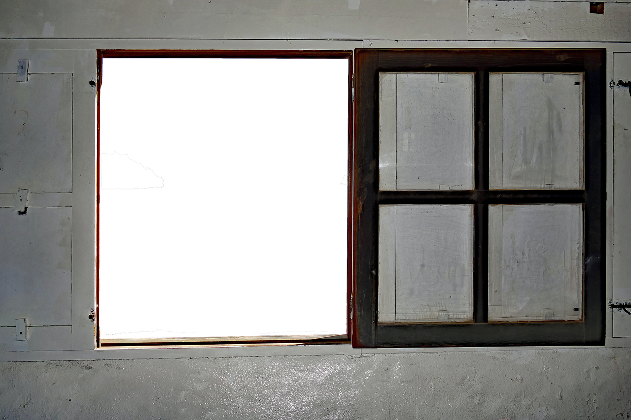 Strahlend saubere Fenster