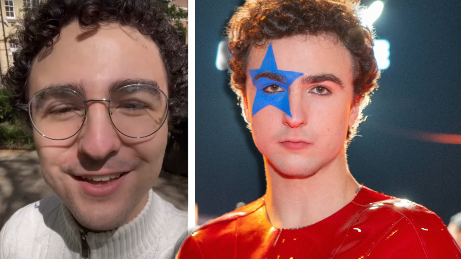 Cosmó zeigt sich mit Brille statt Stern.