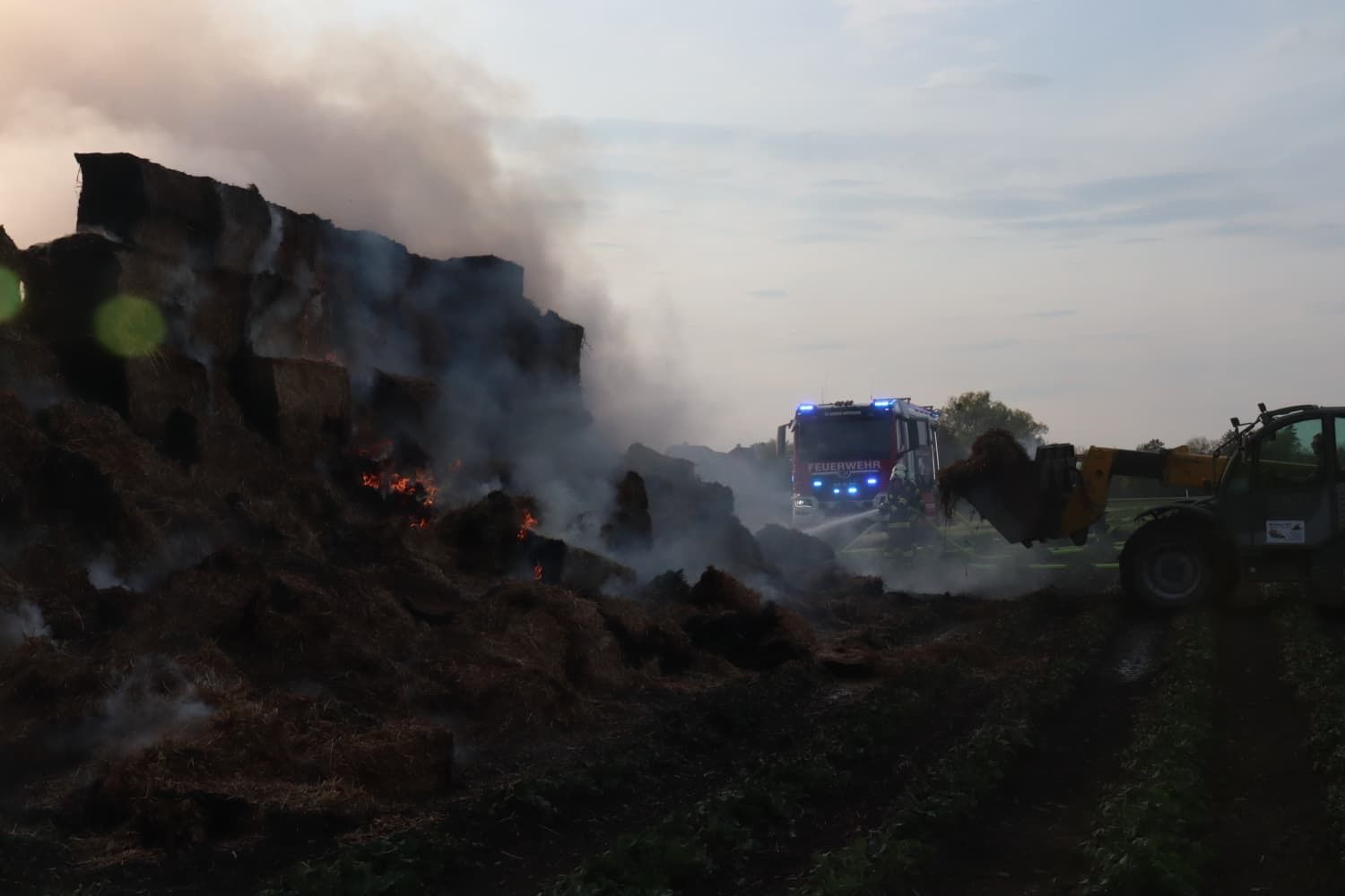 Die Feuerwehr konnte den Brand erfolgreich löschen.