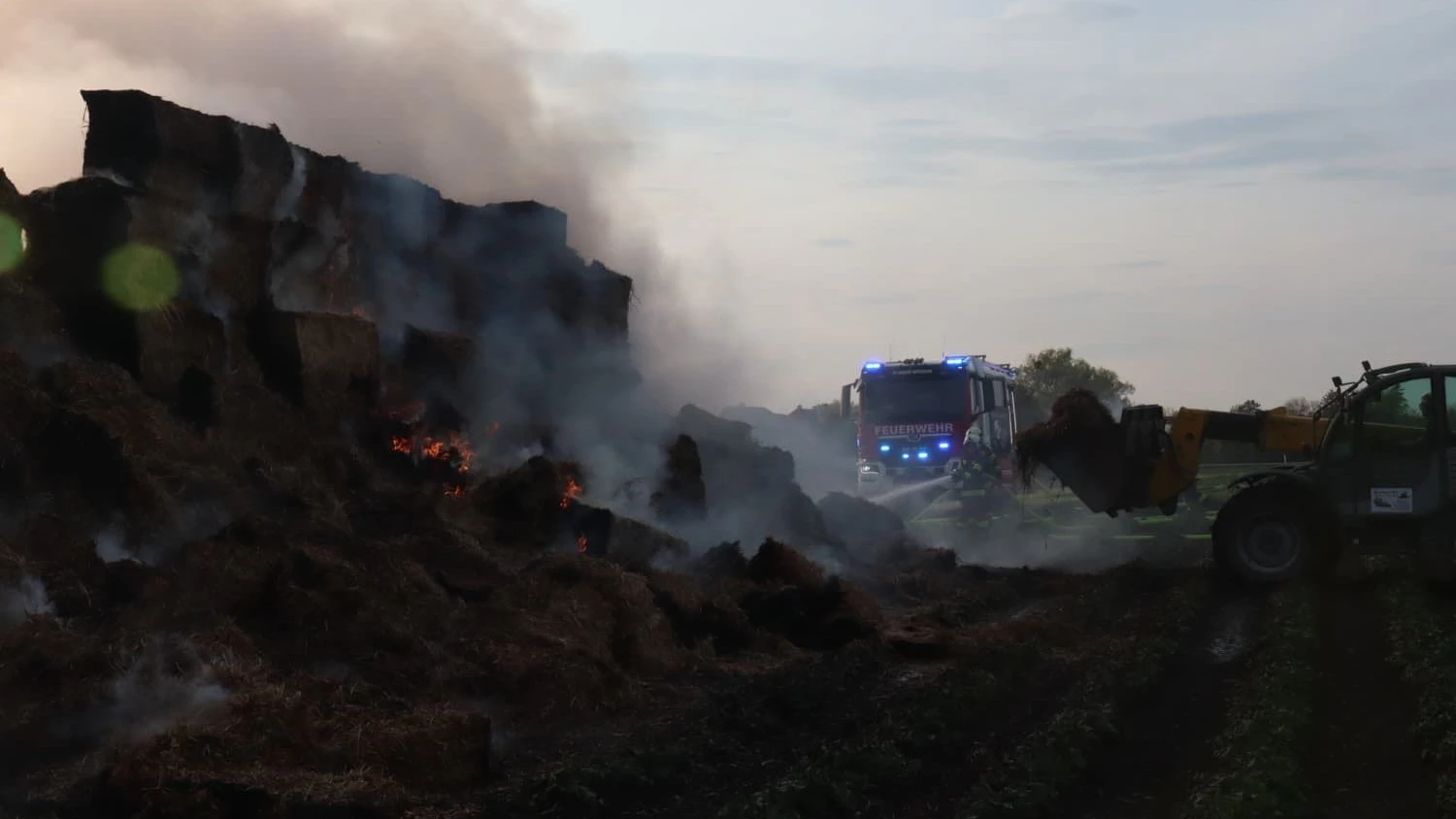 Die Feuerwehr konnte den Brand erfolgreich löschen.