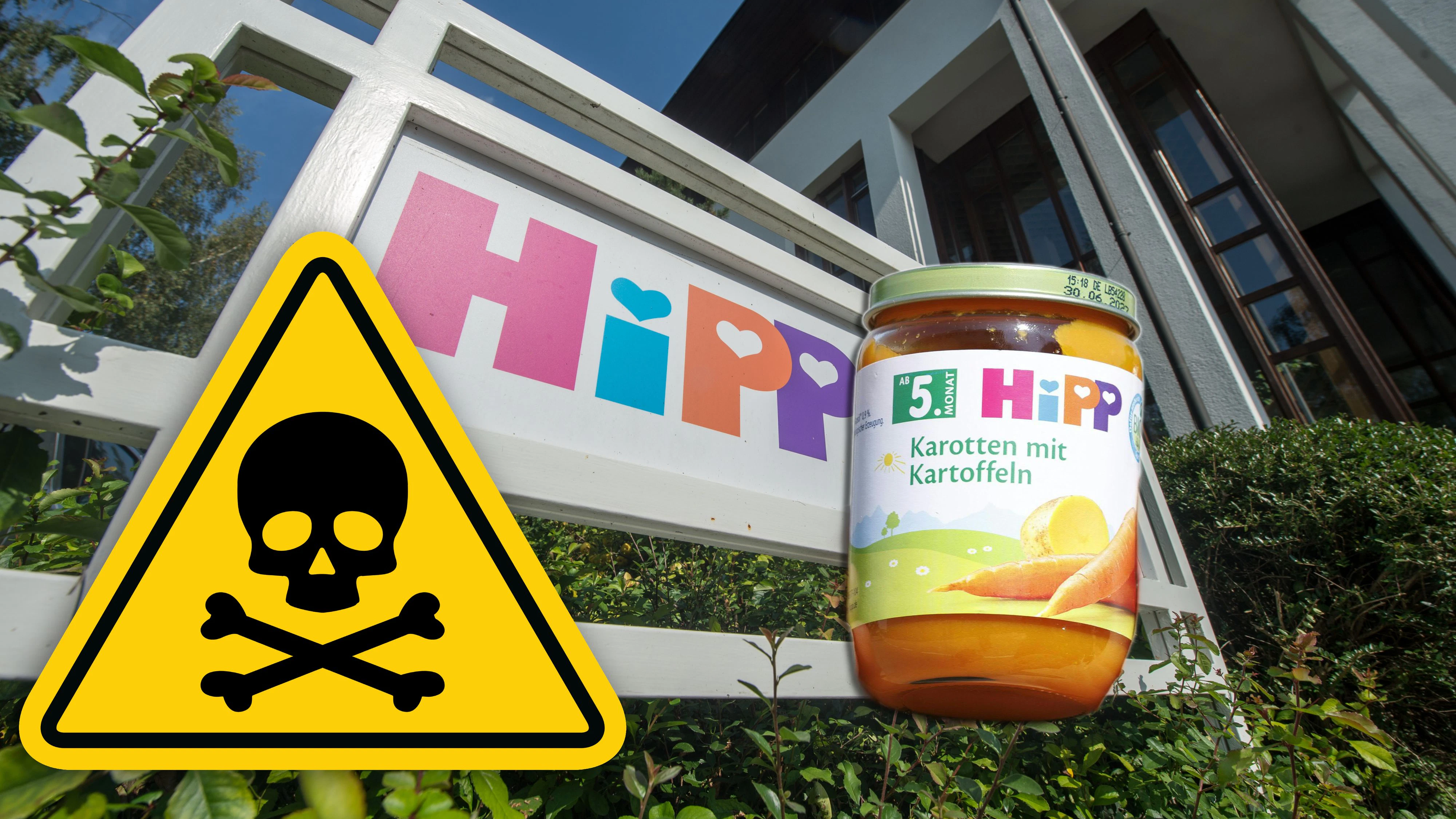 Von unbekannten mit Rattengift manipuliert: HiPP-Babynahrung 