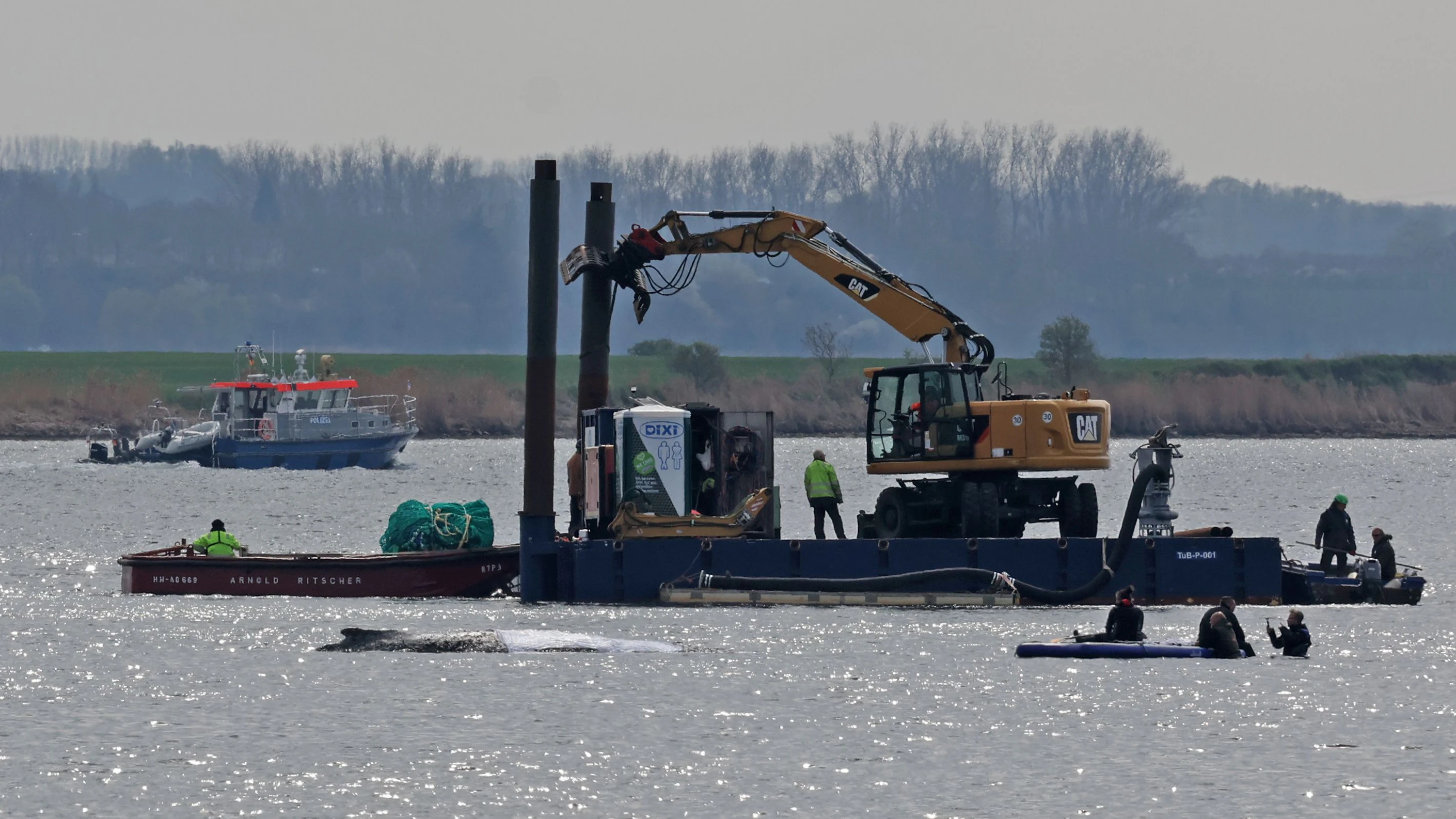 Die Arbeiten laufen auf Hochtouren.