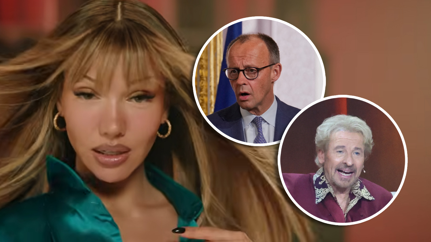 Shirin David provoziert in einem neuen Song in die Richtung von Gottschalk und Merz.