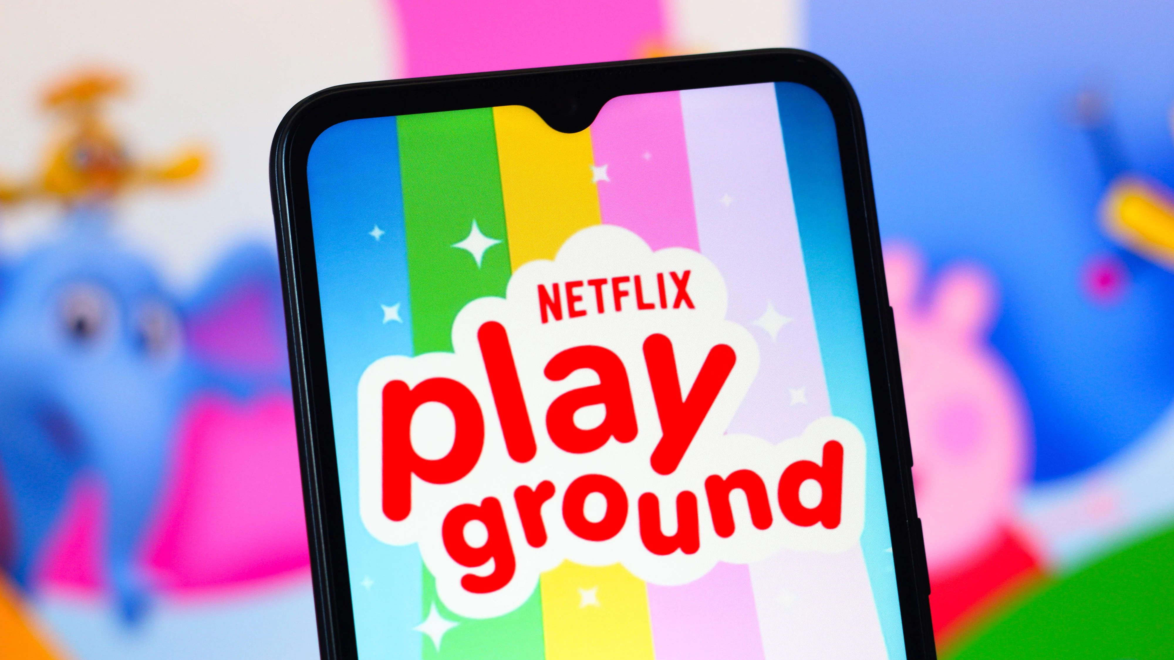 April 8, 2026, Canada: In this photo illustration, the Netflix Playground logo is seen displayed on a smartphone screen. Canada PUBLICATIONxINxGERxSUIxAUTxONLY - ZUMAs197 20260408_aab_s197_013 Copyright: xThomasxFullerx