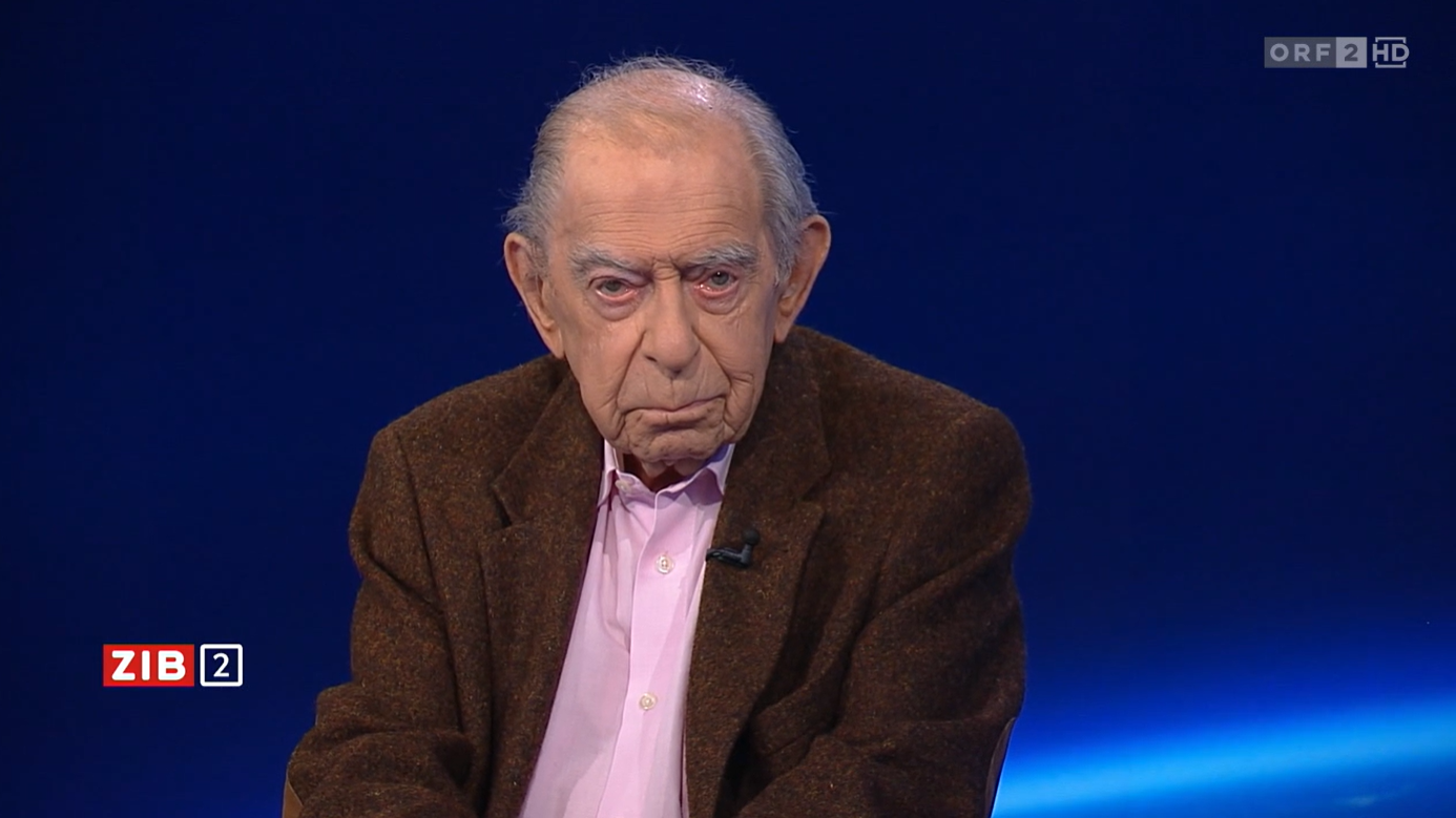 Paul Lendvai am Sonntagabend in der ZiB-2. 