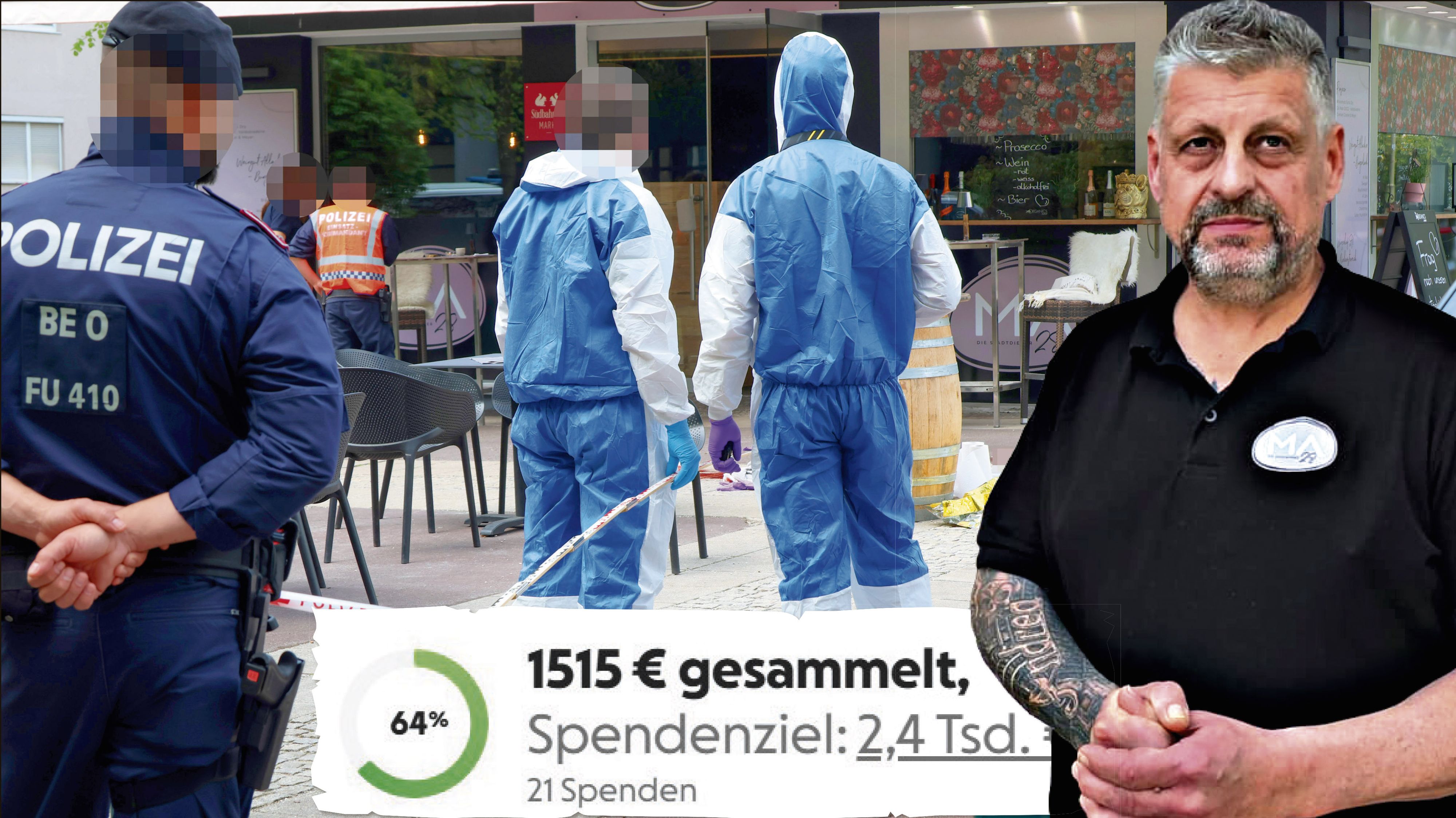 Gernot Landsfried sammelt auf einer Gofundme-Seite jetzt Spenden für das Opfer.