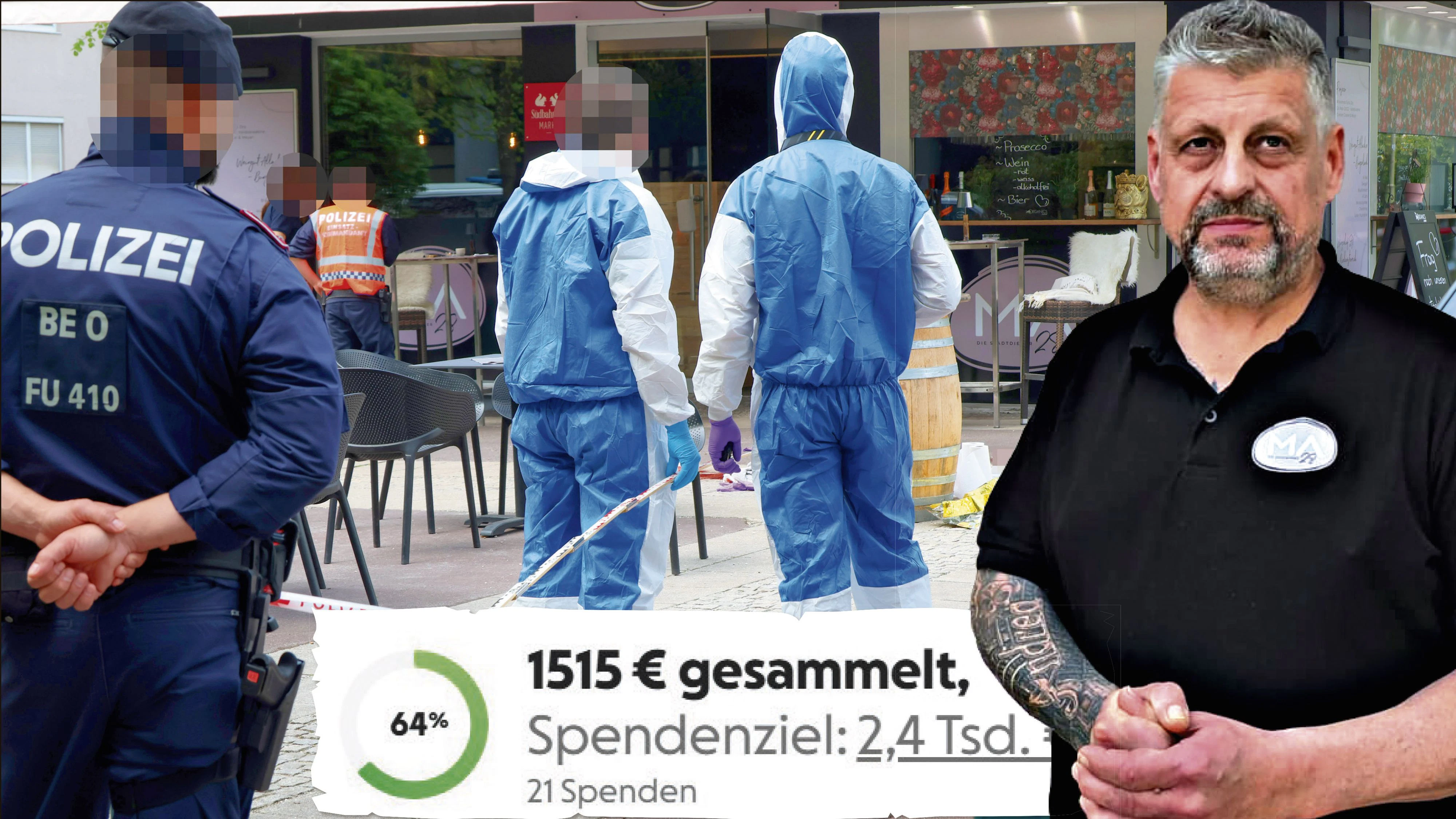 Gernot Landsfried sammelt auf einer Gofundme-Seite jetzt Spenden für das Opfer.