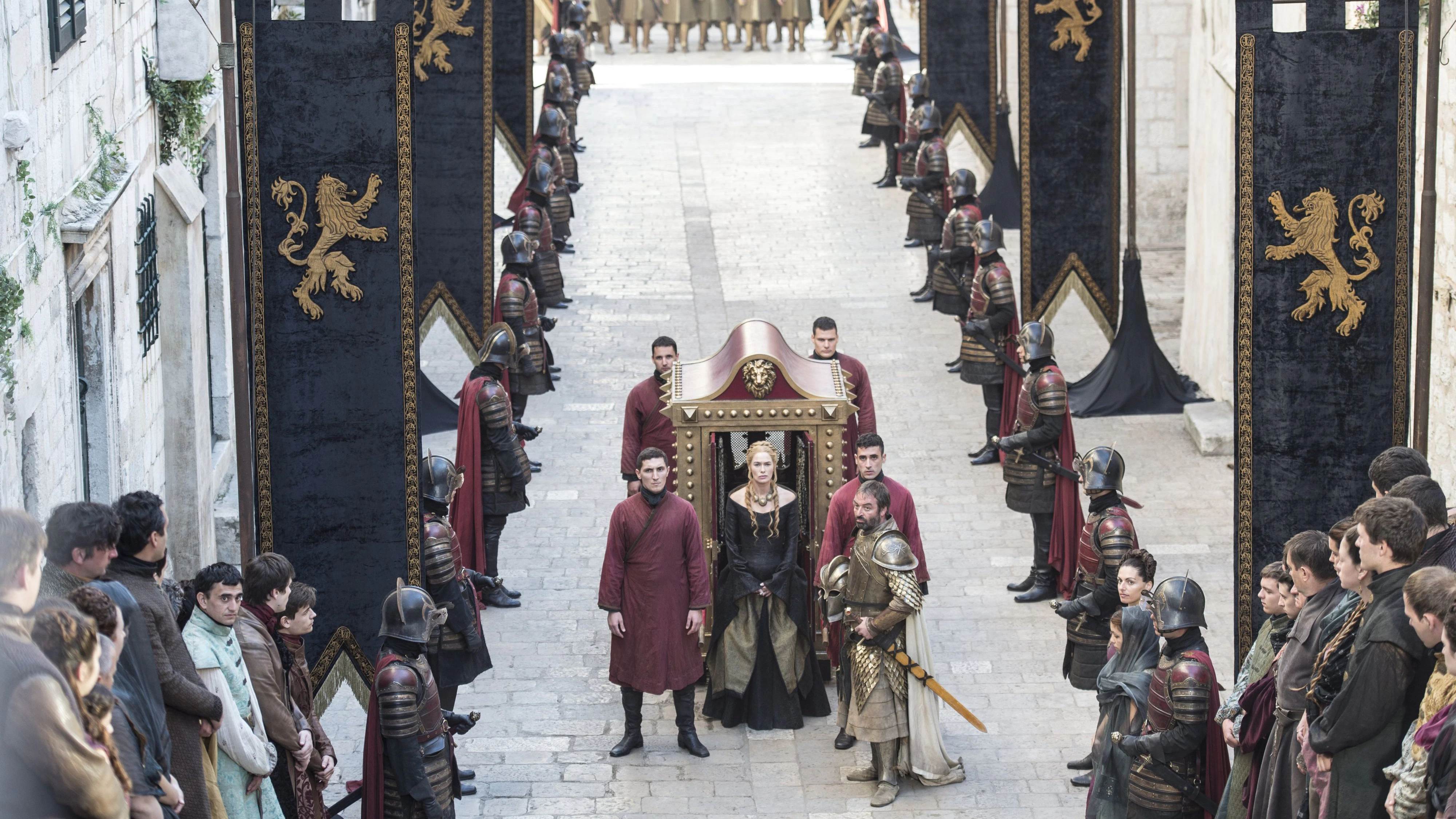 IAN BEATTIE and LENA HEADEY in GAME OF THRONES, 2011, directed by DANIEL MINAHAN. Copyright HBO. Temporada 5 capítulo 1. Credit: HBO / Album