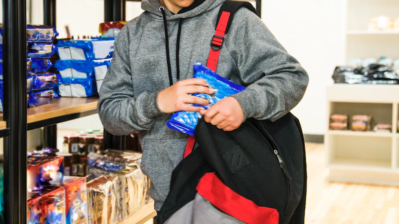 Symbolbild eines Ladendiebstahls