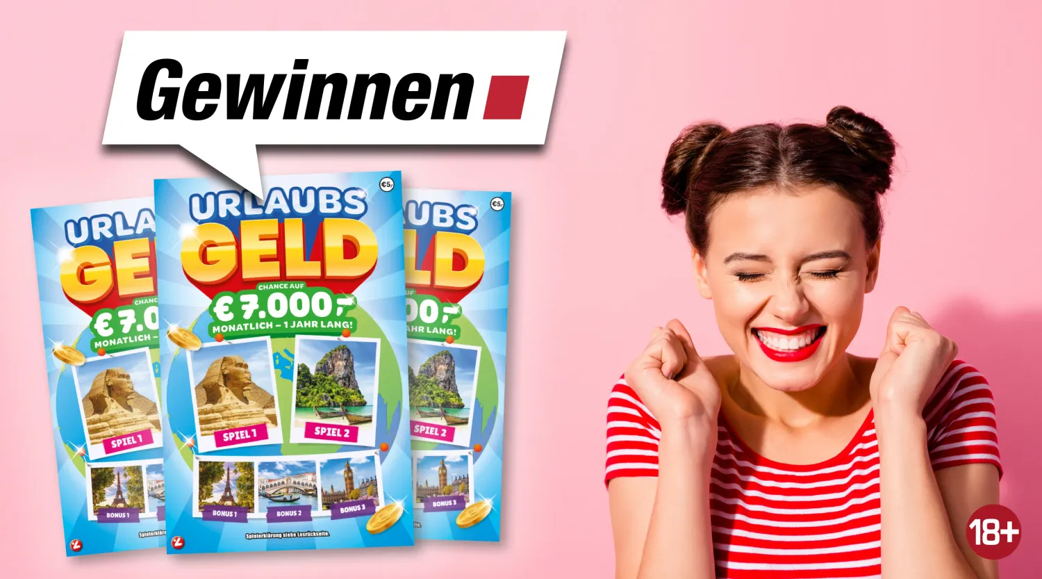 Heute.at - 7.000 Euro  Urlaubsgeld pro Monat gewinnen