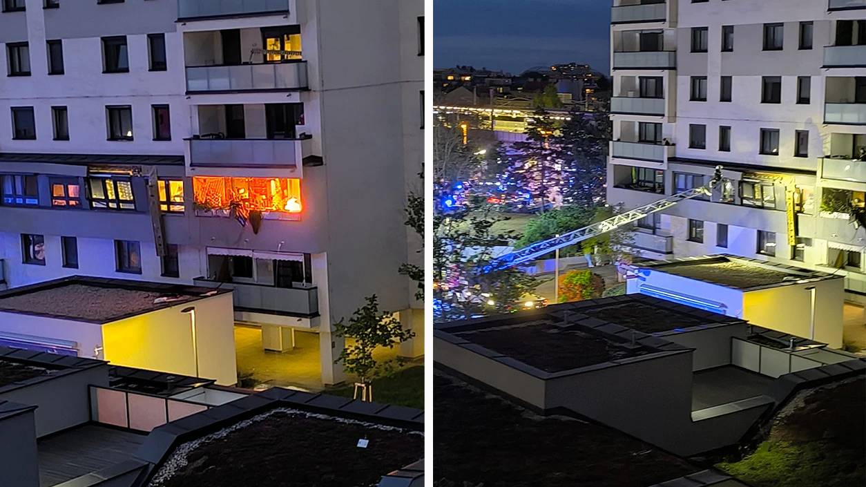 Am Montagabend forderte ein Hochhausbrand die Wiener Einsatzkräfte.