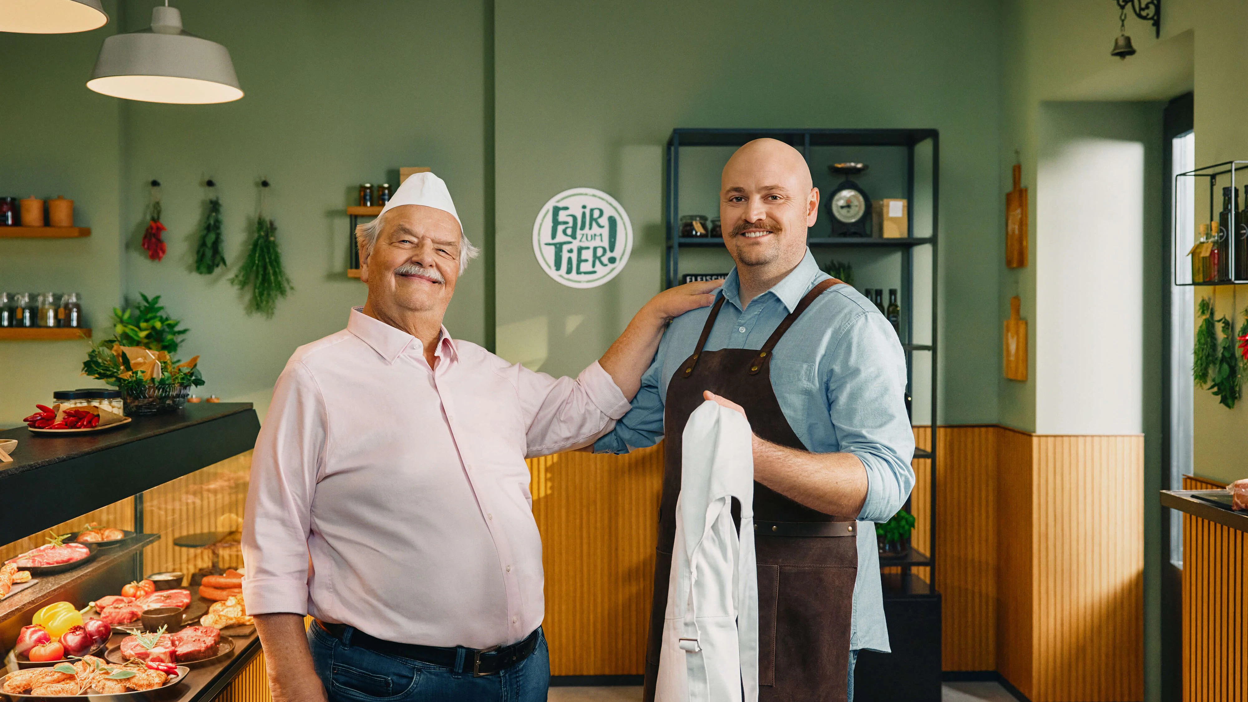 Wie sein Vater weiß auch Hofstädter Junior, worauf’s beim Fleisch ankommt.
