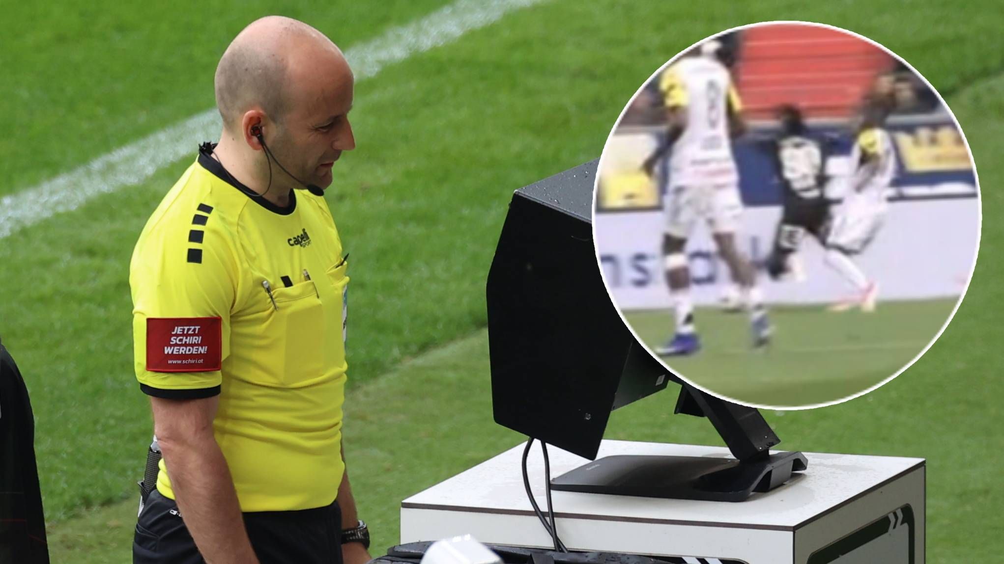 Walter Altmann entschied auf Sturm-Elfmeter. Laut Liga ein Fehler.