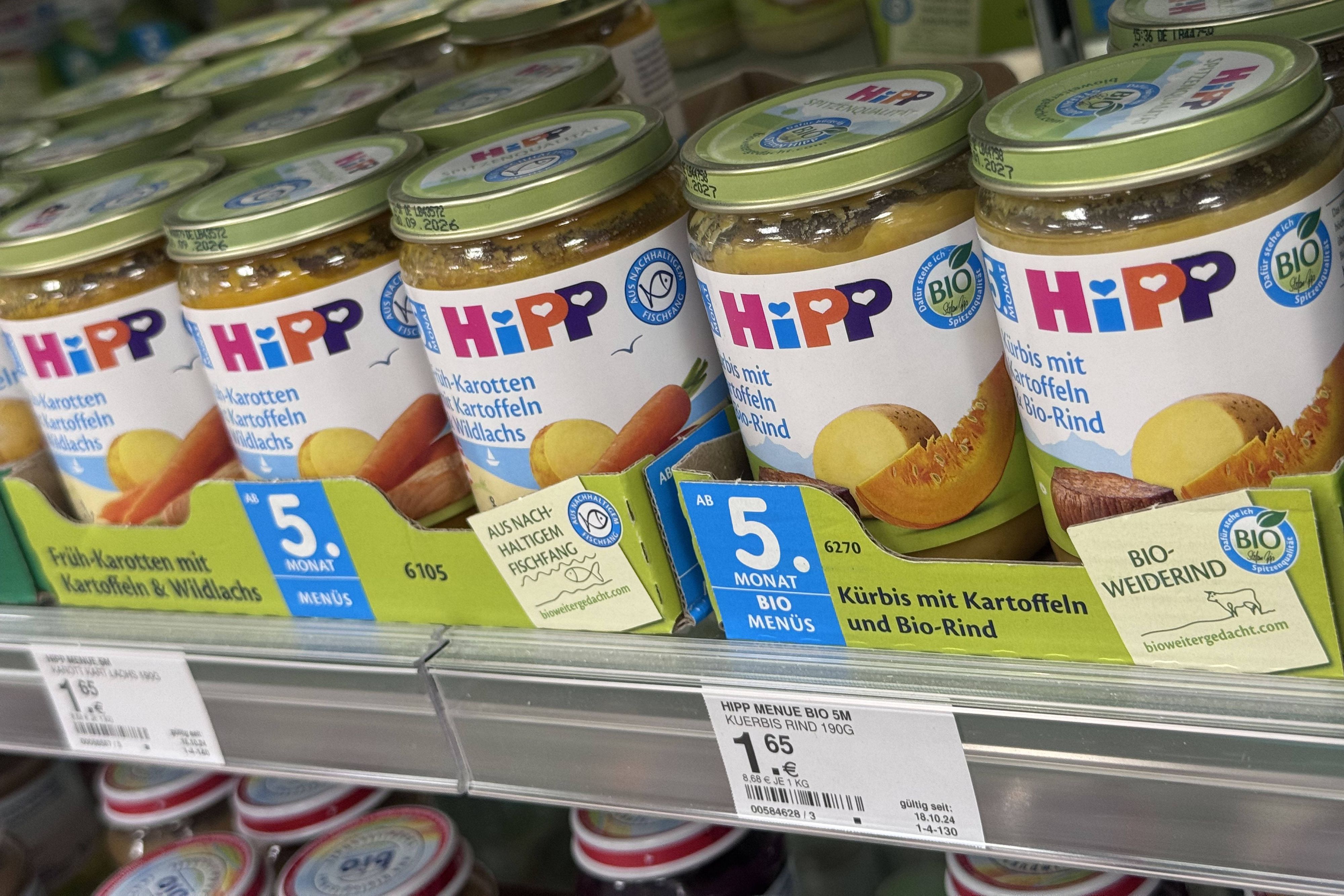 Mehrere Hipp-Gläser sollen vergiftet worden sein.
