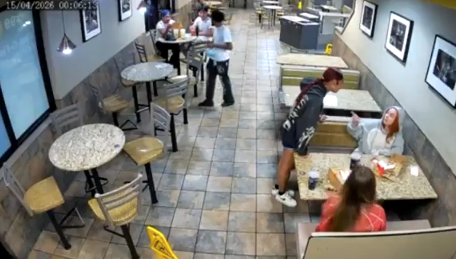 Kurz bevor der Schlag passiert.