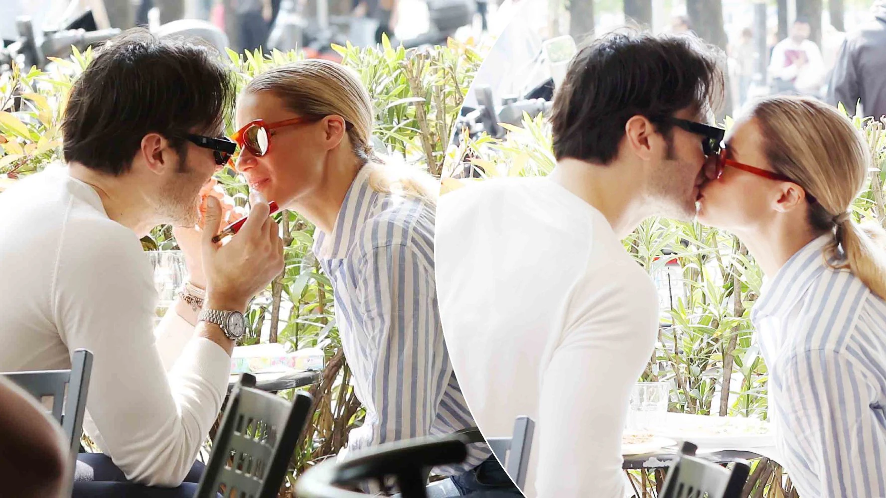 Michelle zeigt sich verliebt.