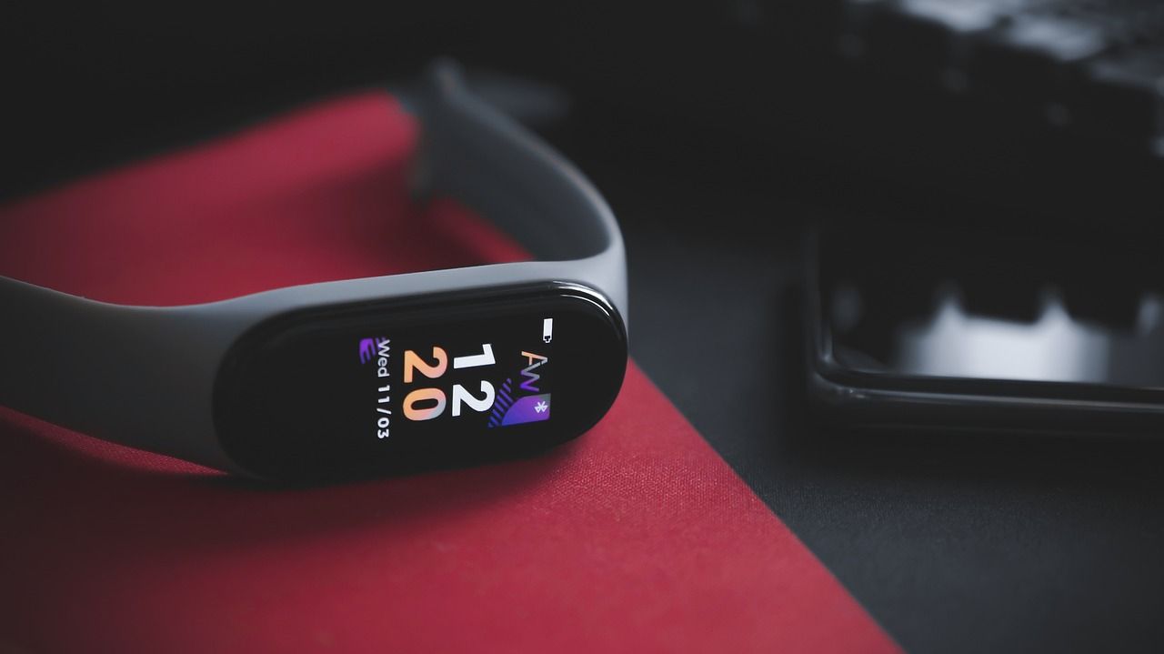 Fitness-Armband mit Sensoren