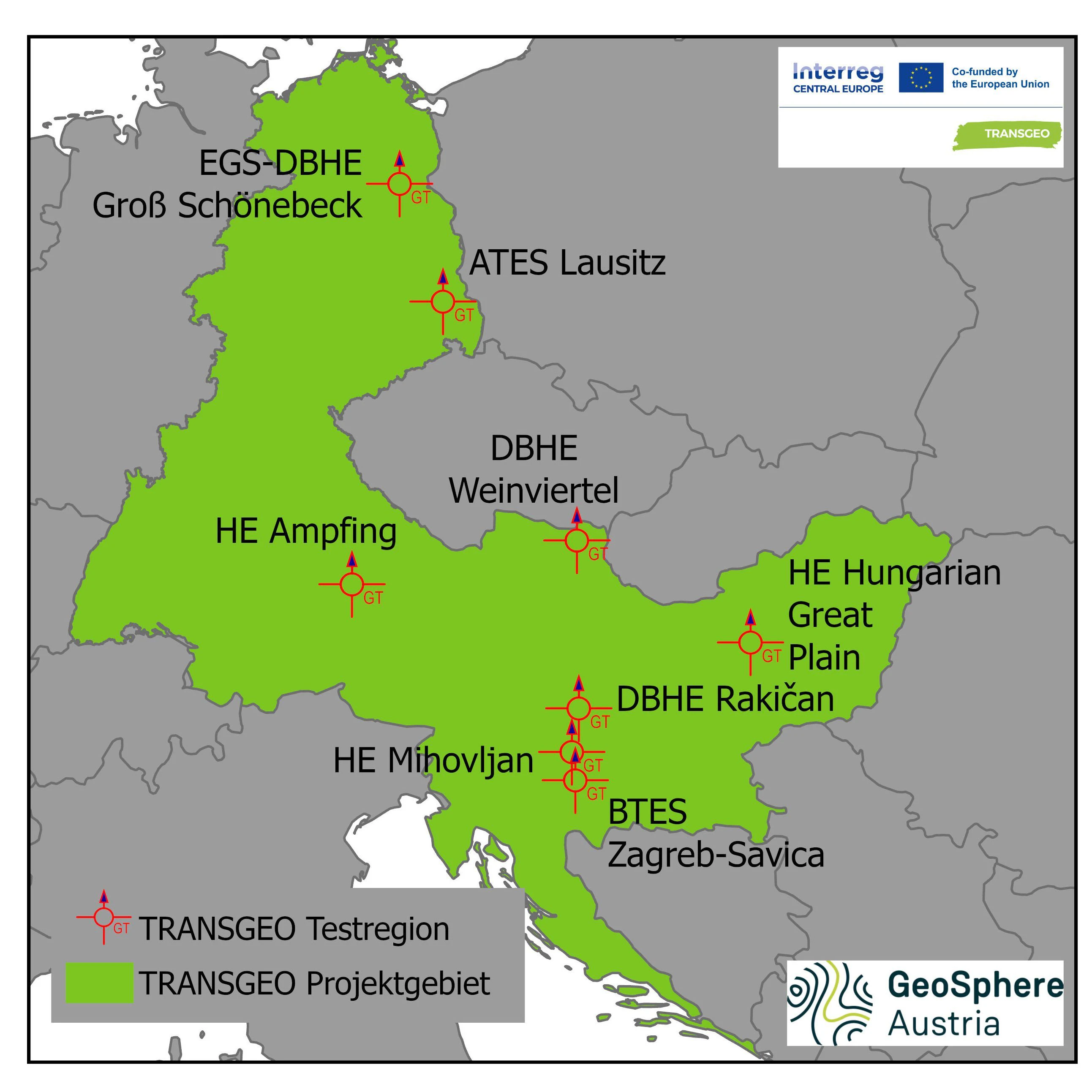 Von der Adria bis zur Ostsee: Transgeo-Regionen in Europa.