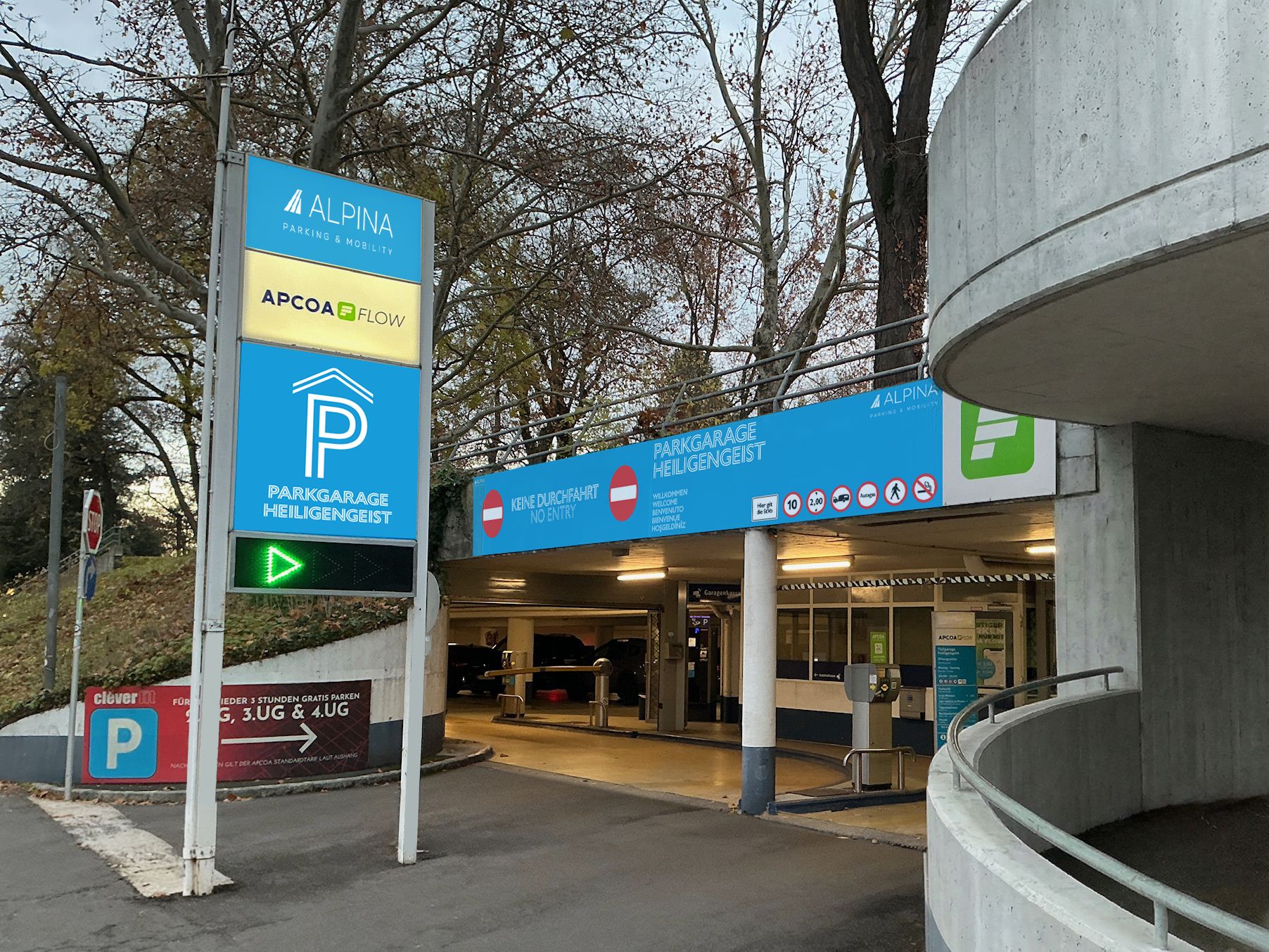 Bis zu 46,80 Euro – pro Tag. So viel kostet es, hier das Auto abzustellen.