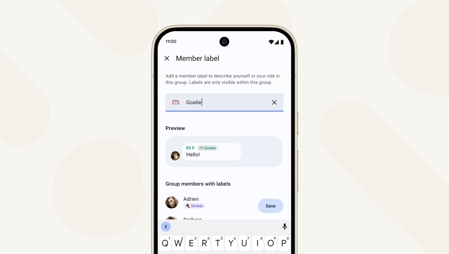 Signal führt Mitgliedslabels für Gruppenchats ein. Die Labels können Text und Emojis enthalten. 