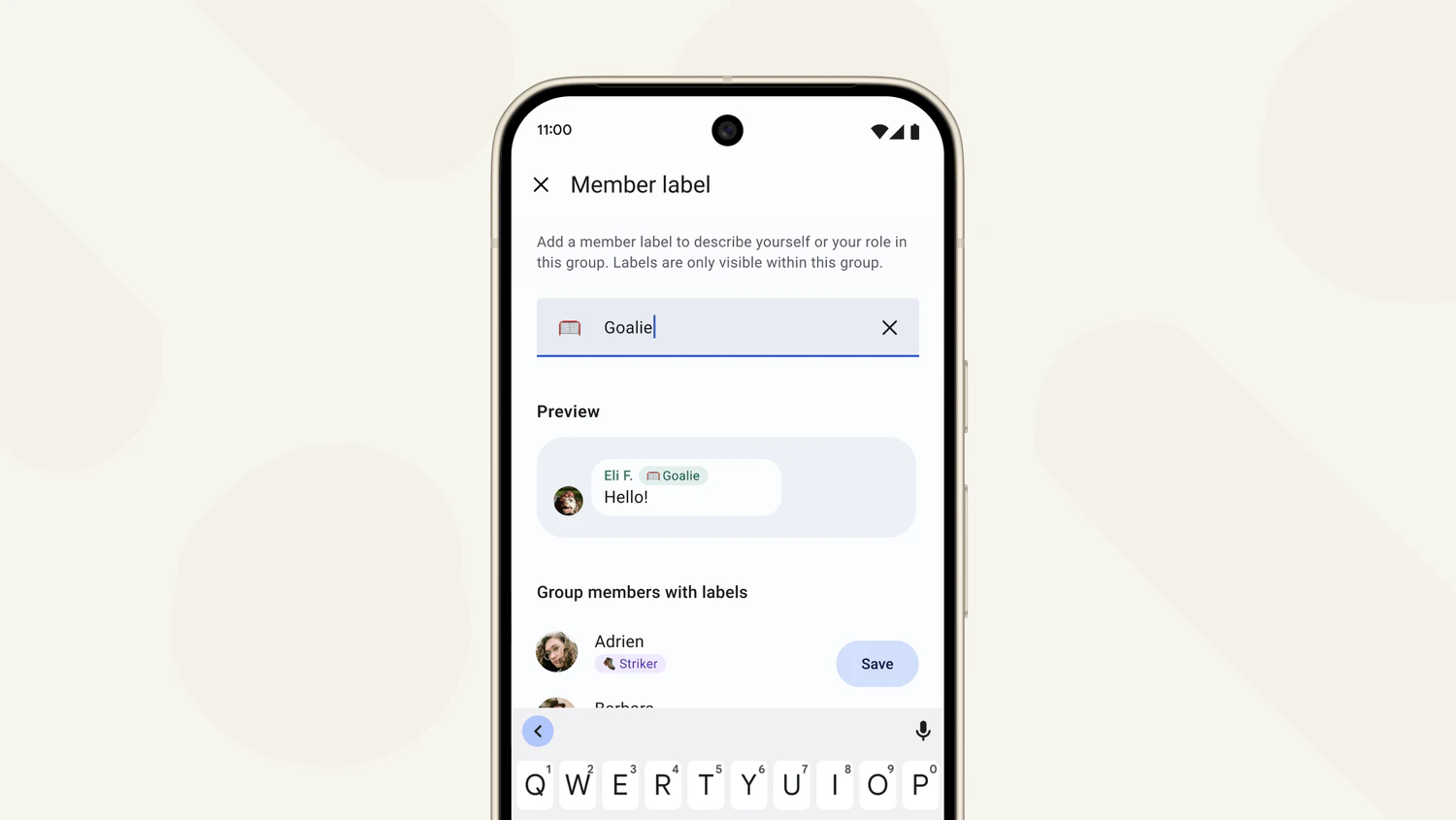 Signal führt Mitgliedslabels für Gruppenchats ein. Die Labels können Text und Emojis enthalten. 
