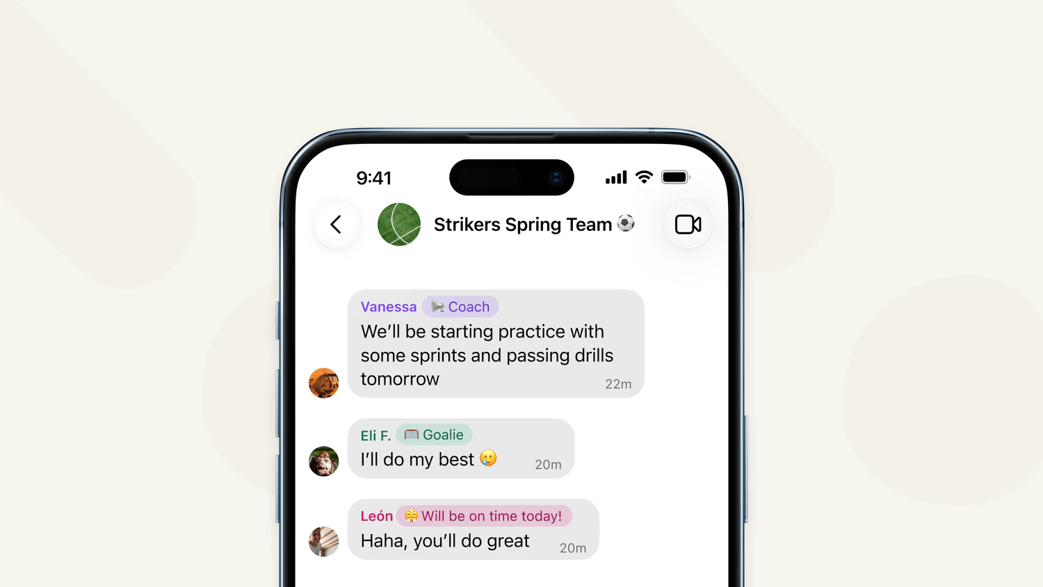 Diese Labels helfen anderen Mitgliedern, schnell zu verstehen, wer welche Rolle oder Funktion innerhalb der Gruppe hat. 