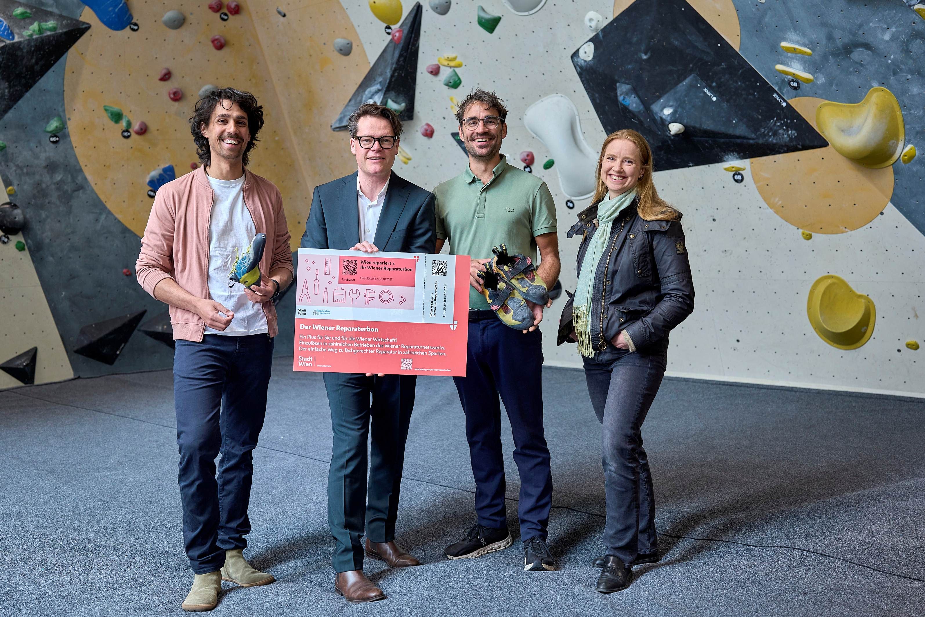 Klimastadtrat Jürgen Czernohorszky (SP), NEOS-Gemeinderätin Angelika Pippal-Leixner und 