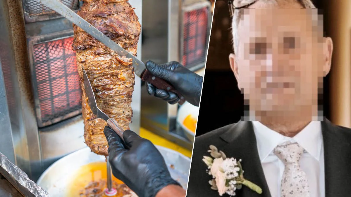 Gemischter Döner mit Zwiebel und Scharf – dannach litt Gerhared T. Höllenqualen.