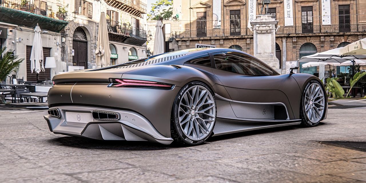 Modernes Elektroauto