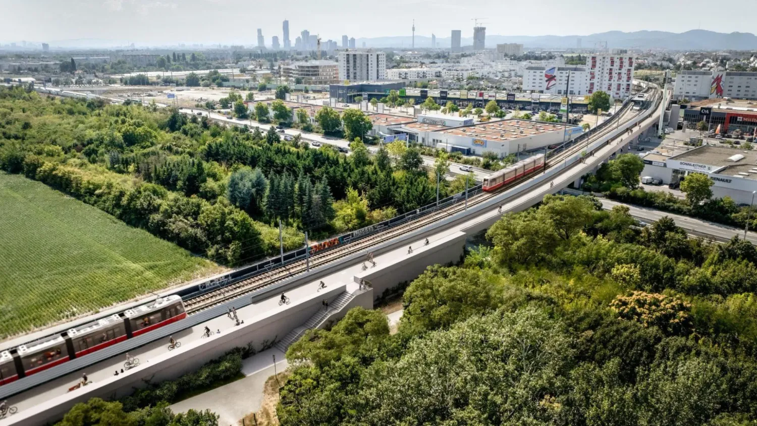 Heute.at - Millionen-Projekt auf Eis – Brücke in Stadlau gestoppt