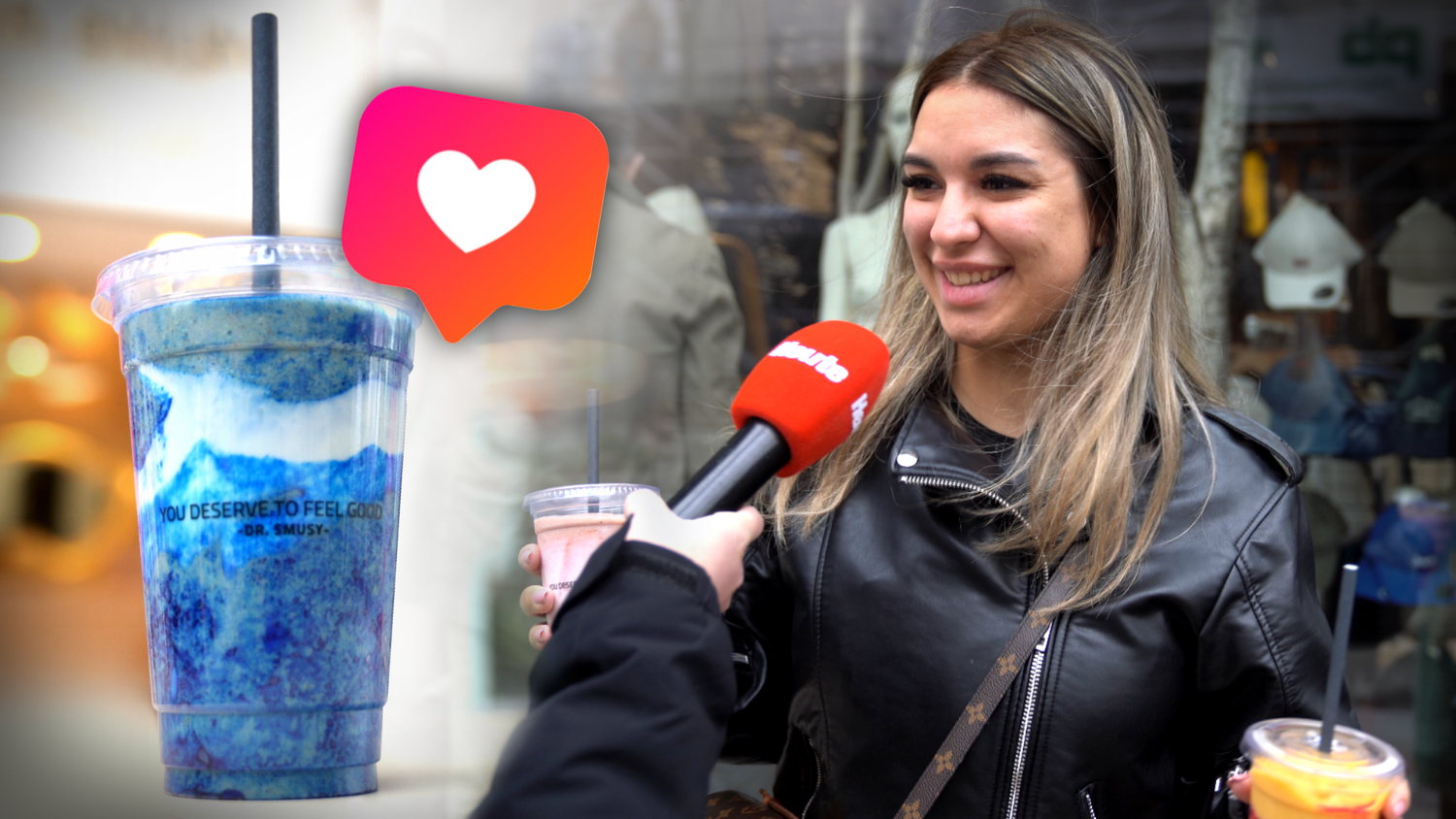 Tina hat die Smoothies bei einer Food-Bloggerin auf Instagram entdeckt.